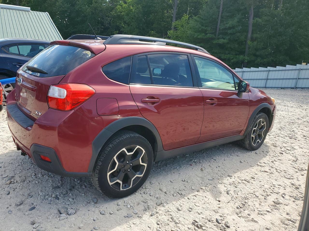 2014 Subaru Xv Crosstrek 2.0 Premium Red vin: JF2GPAVC2E8319610