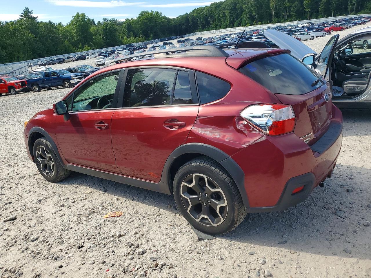 2014 Subaru Xv Crosstrek 2.0 Premium Red vin: JF2GPAVC2E8319610