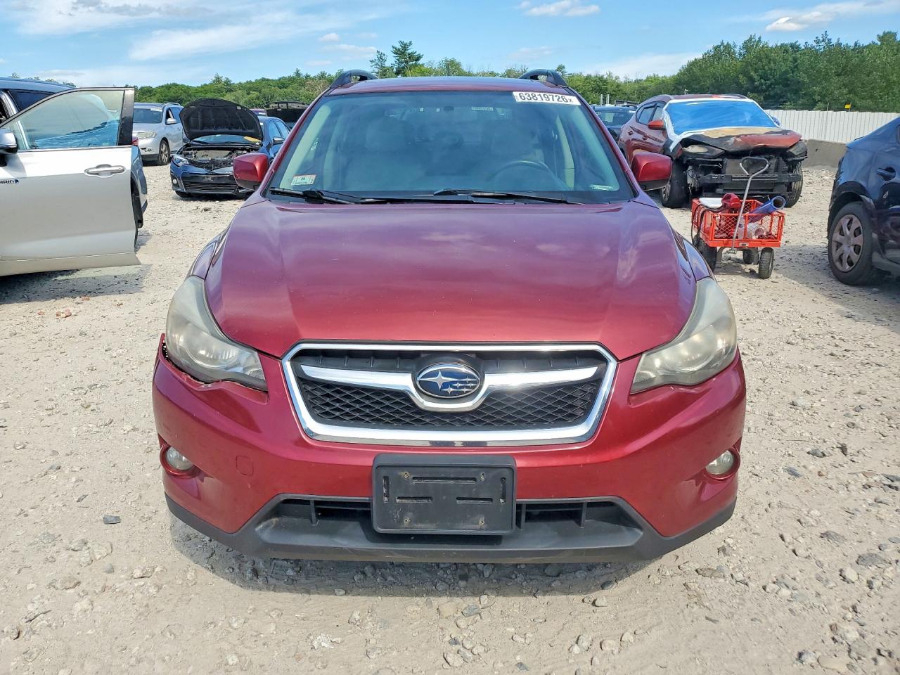 2014 Subaru Xv Crosstrek 2.0 Premium Red vin: JF2GPAVC2E8319610
