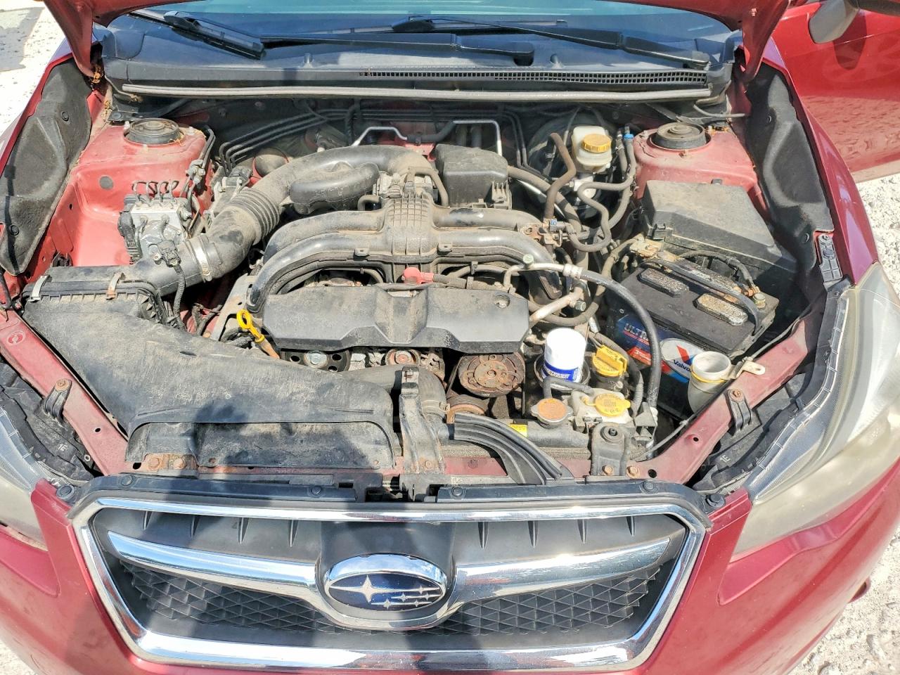2014 Subaru Xv Crosstrek 2.0 Premium Red vin: JF2GPAVC2E8319610