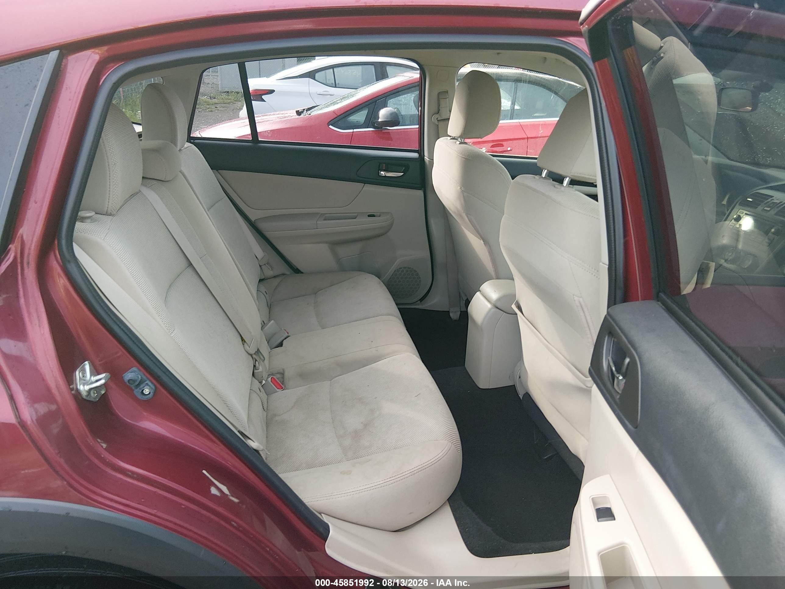2014 Subaru Xv Crosstrek 2.0i Premium Red vin: JF2GPAVC2E8323902