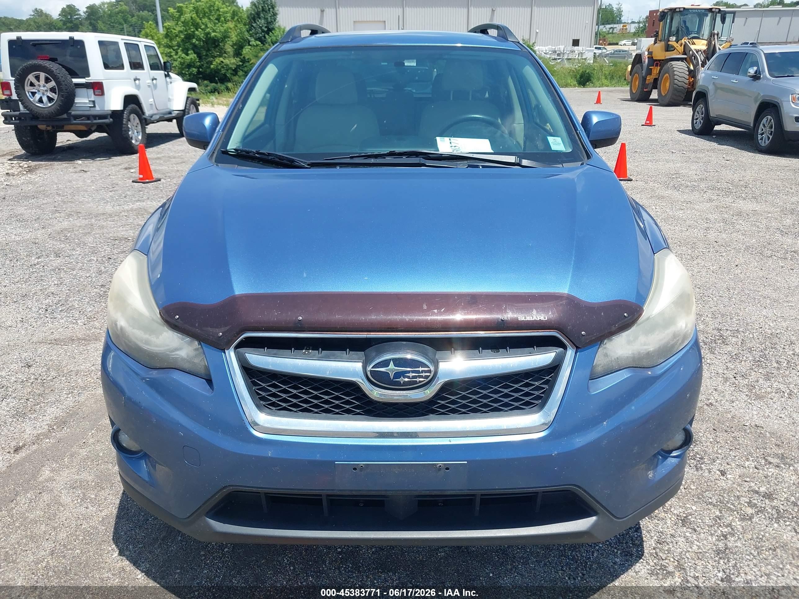 2014 Subaru Xv Crosstrek 2.0i Premium Blue vin: JF2GPAVC2E8348265