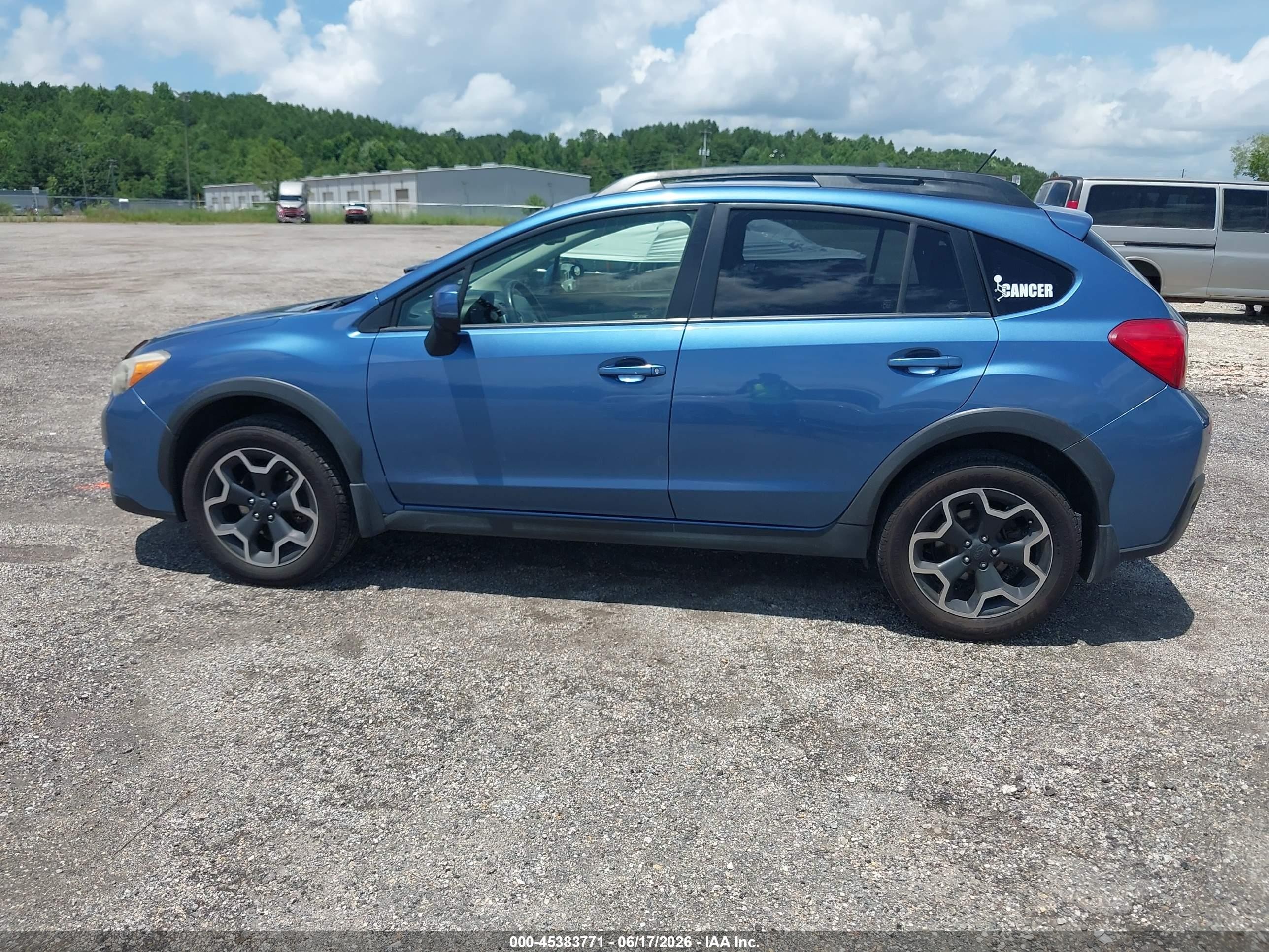 2014 Subaru Xv Crosstrek 2.0i Premium Blue vin: JF2GPAVC2E8348265