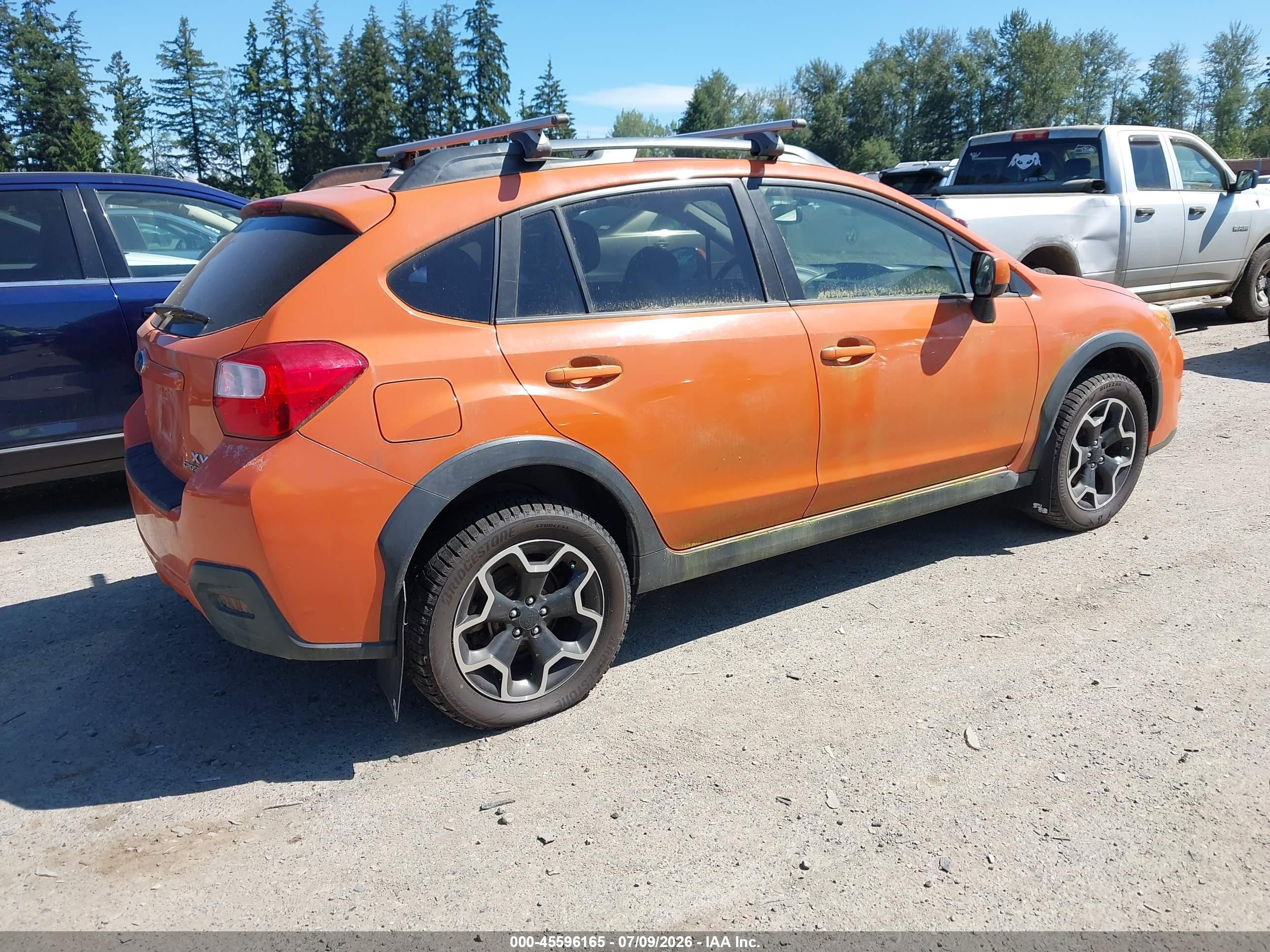 2013 Subaru Xv Crosstrek 2.0i Premium Orange vin: JF2GPAVC3D2843835