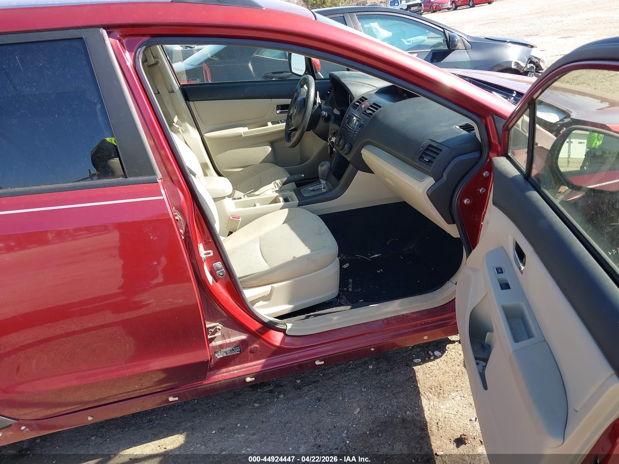 2013 Subaru Xv Crosstrek 2.0i Premium Red vin: JF2GPAVC3D2873031
