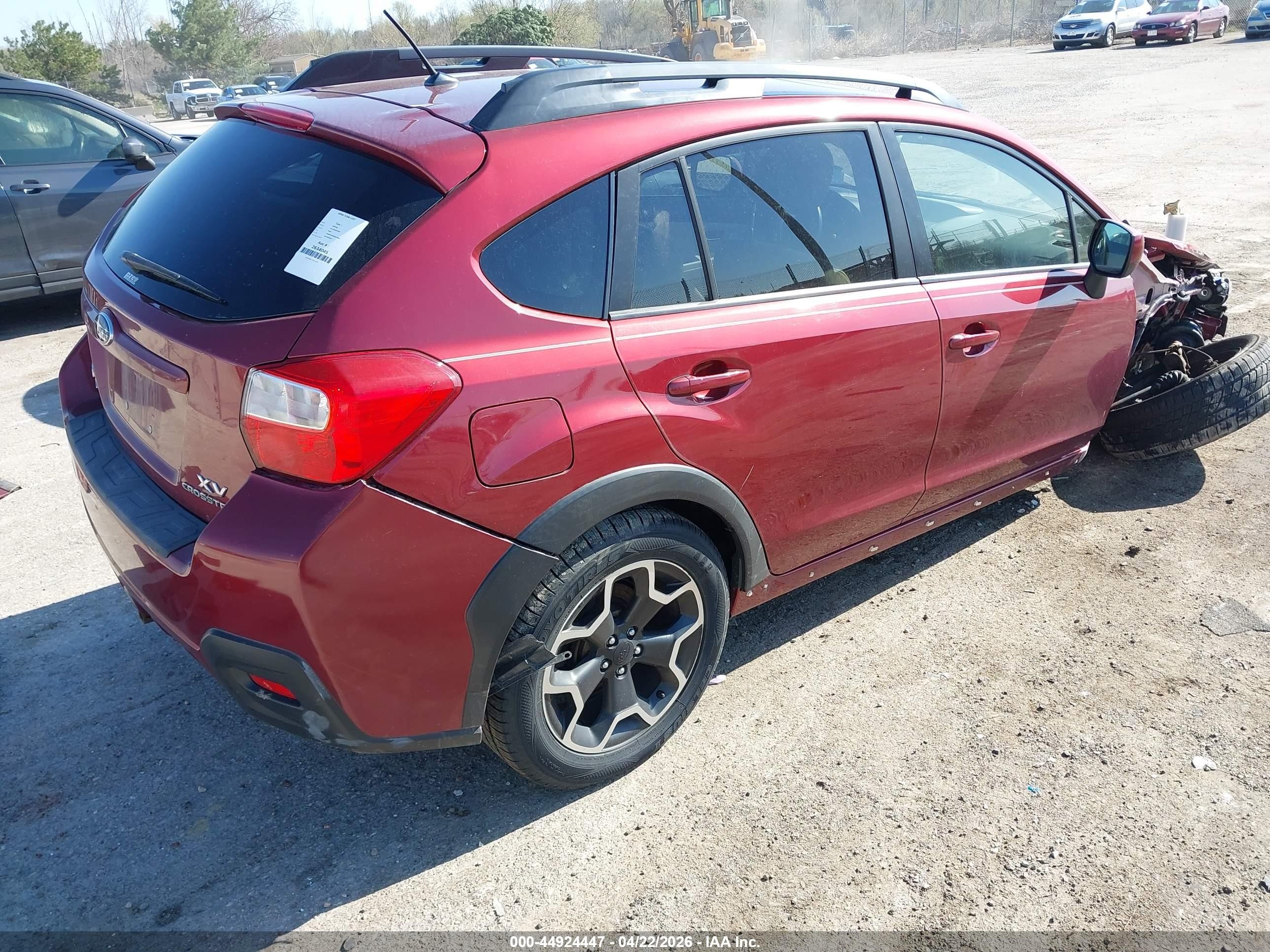 2013 Subaru Xv Crosstrek 2.0i Premium Red vin: JF2GPAVC3D2873031