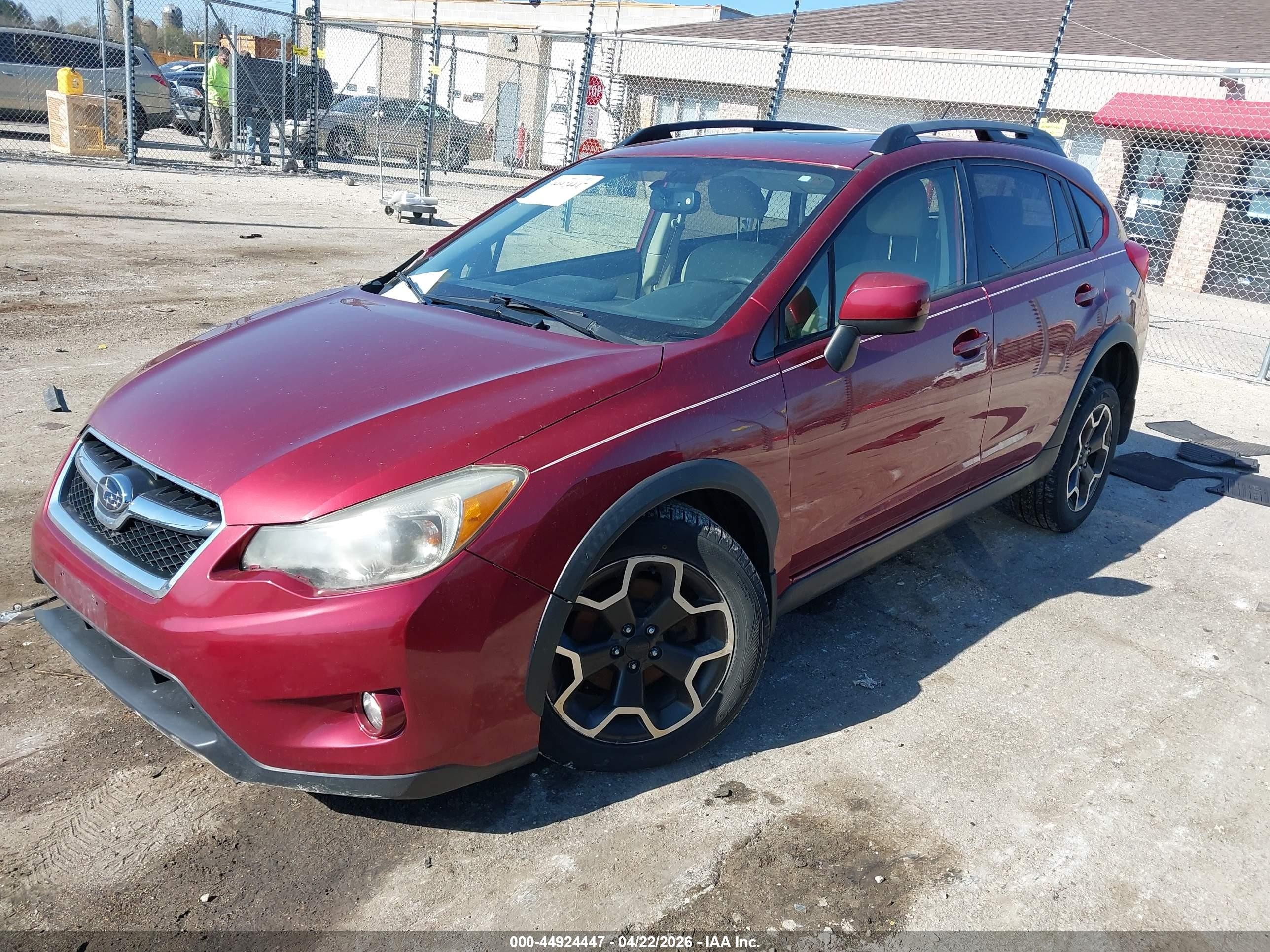 2013 Subaru Xv Crosstrek 2.0i Premium Red vin: JF2GPAVC3D2873031