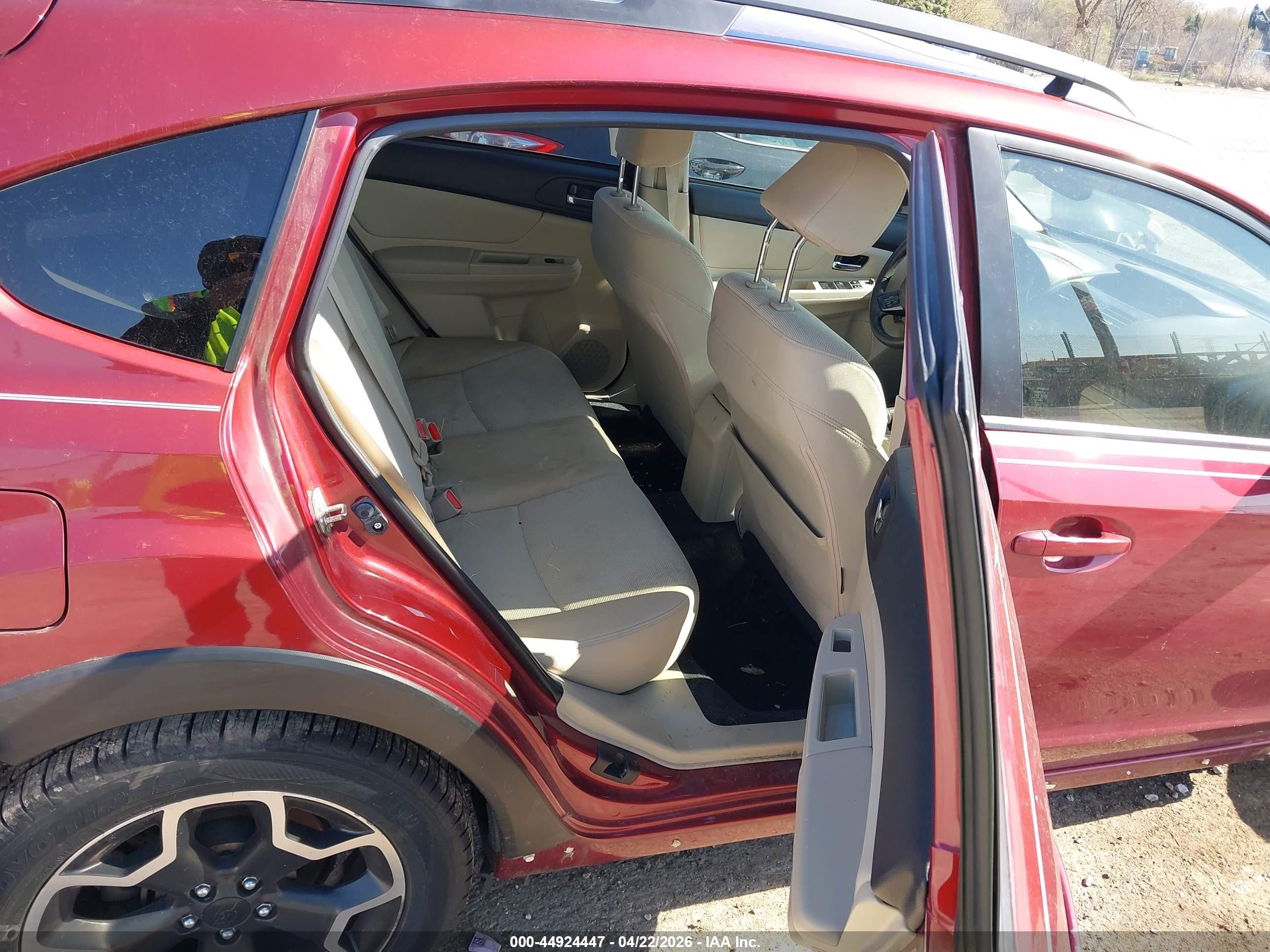 2013 Subaru Xv Crosstrek 2.0i Premium Red vin: JF2GPAVC3D2873031