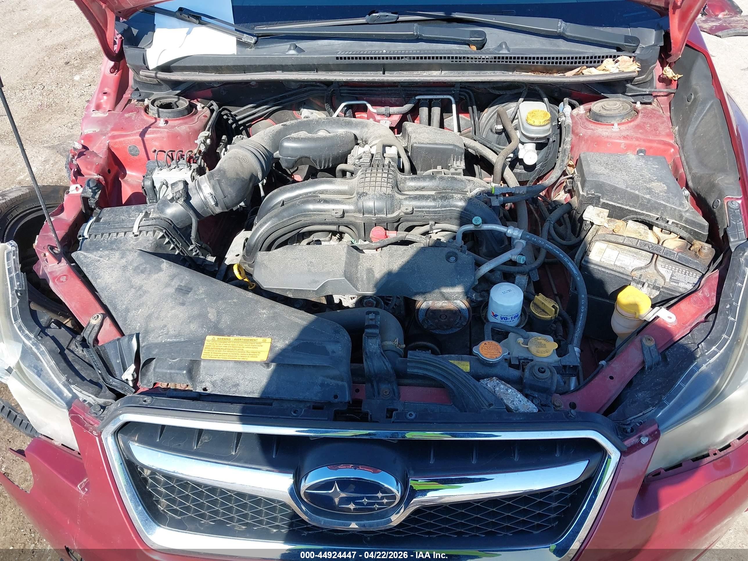 2013 Subaru Xv Crosstrek 2.0i Premium Red vin: JF2GPAVC3D2873031