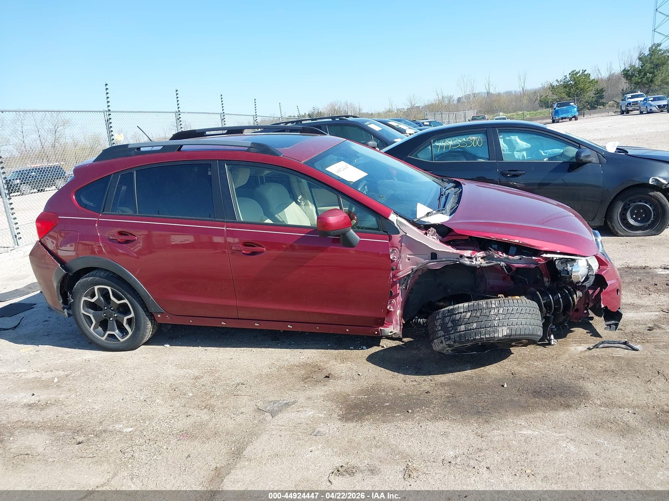 2013 Subaru Xv Crosstrek 2.0i Premium Red vin: JF2GPAVC3D2873031