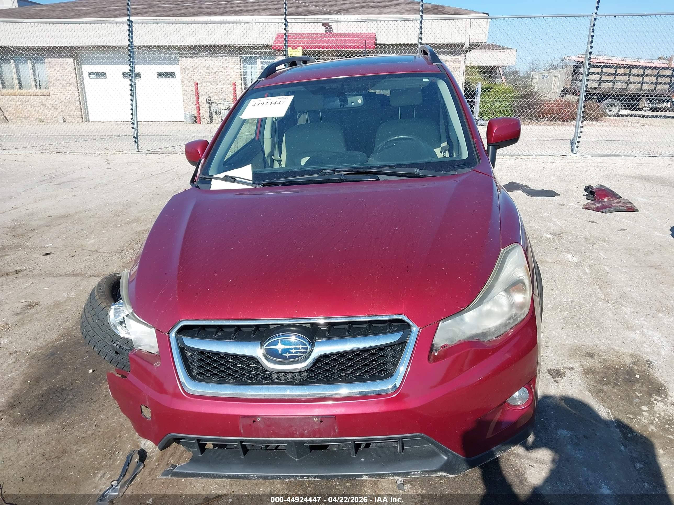 2013 Subaru Xv Crosstrek 2.0i Premium Red vin: JF2GPAVC3D2873031