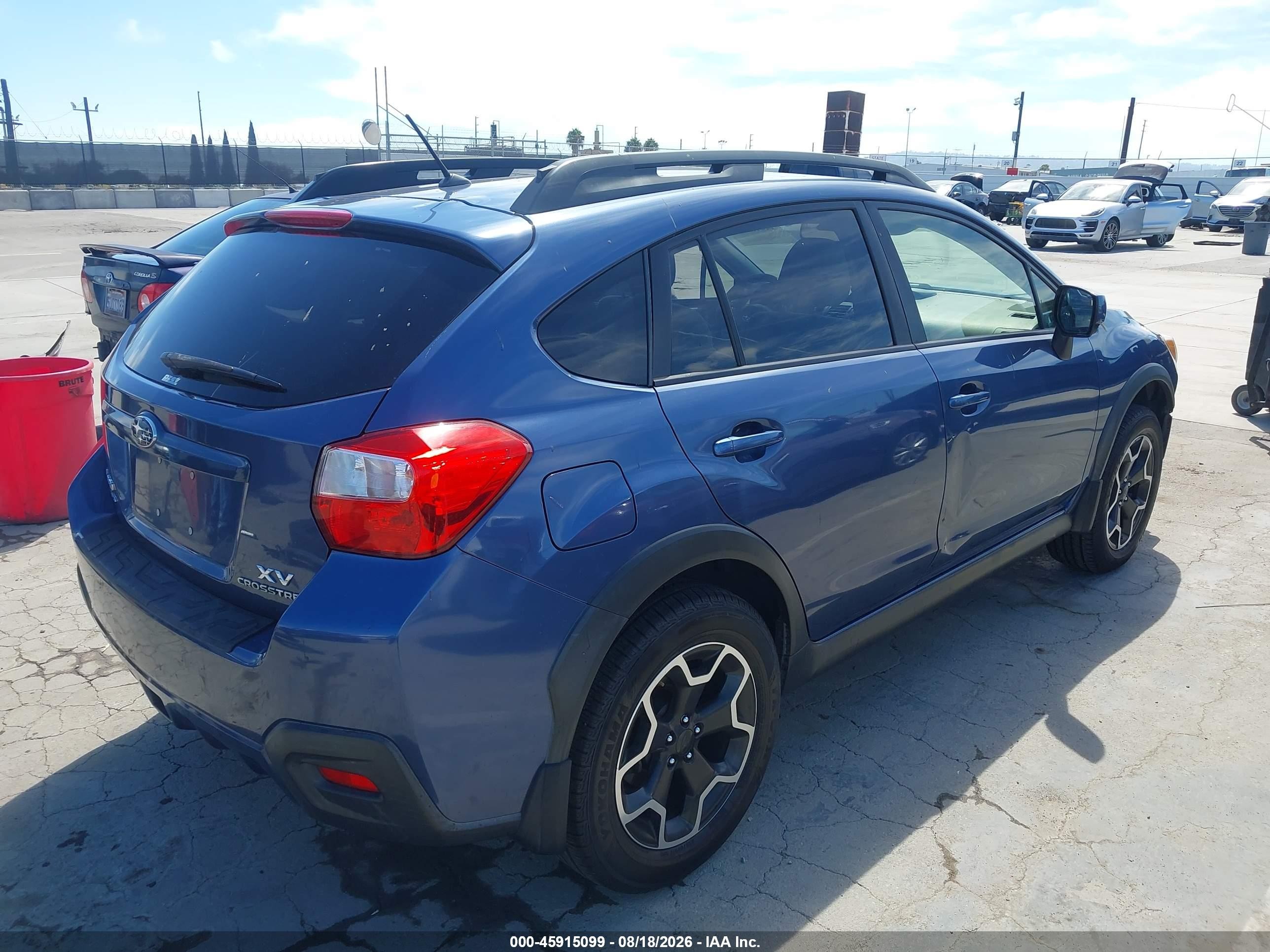 2013 Subaru Xv Crosstrek 2.0i Premium Blue vin: JF2GPAVC3D2901748