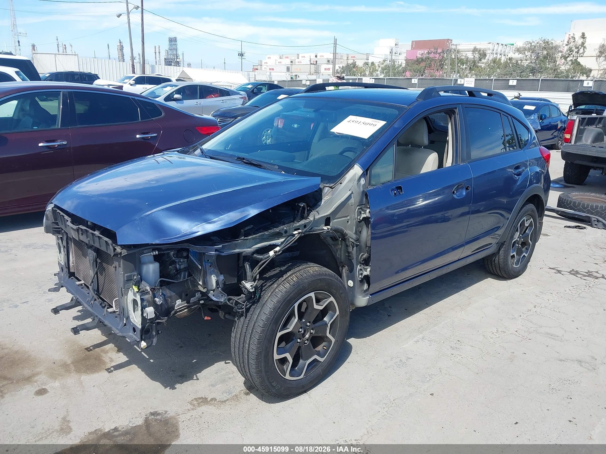 2013 Subaru Xv Crosstrek 2.0i Premium Blue vin: JF2GPAVC3D2901748
