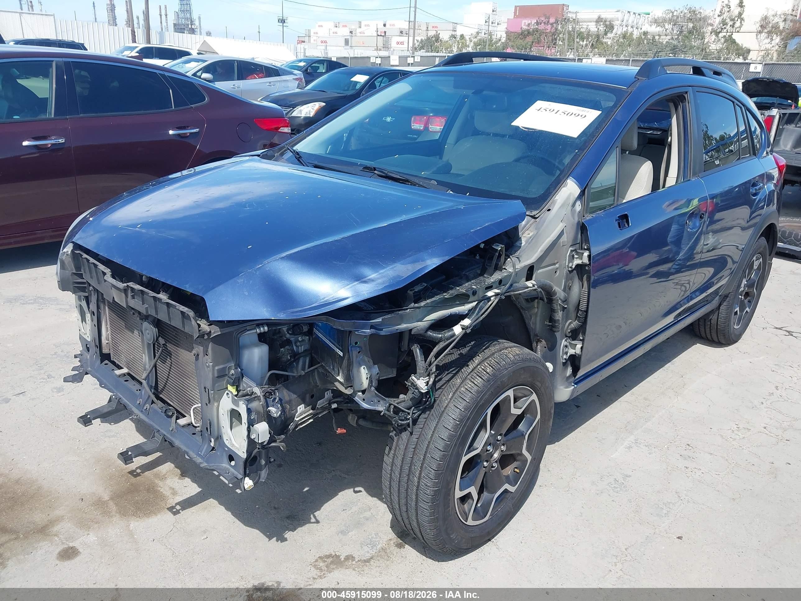 2013 Subaru Xv Crosstrek 2.0i Premium Blue vin: JF2GPAVC3D2901748