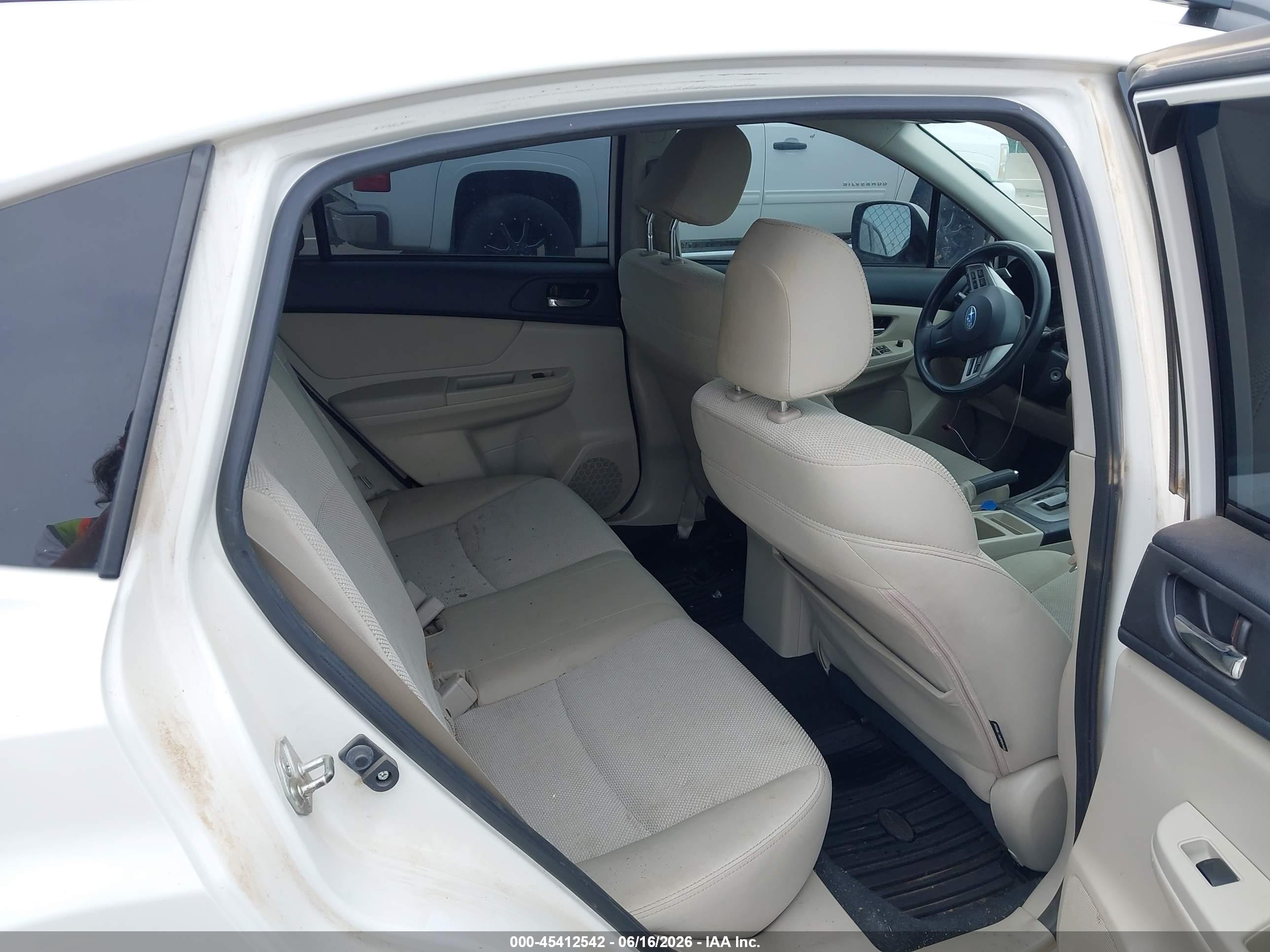 2014 Subaru Xv Crosstrek 2.0i Premium White vin: JF2GPAVC3E8254587