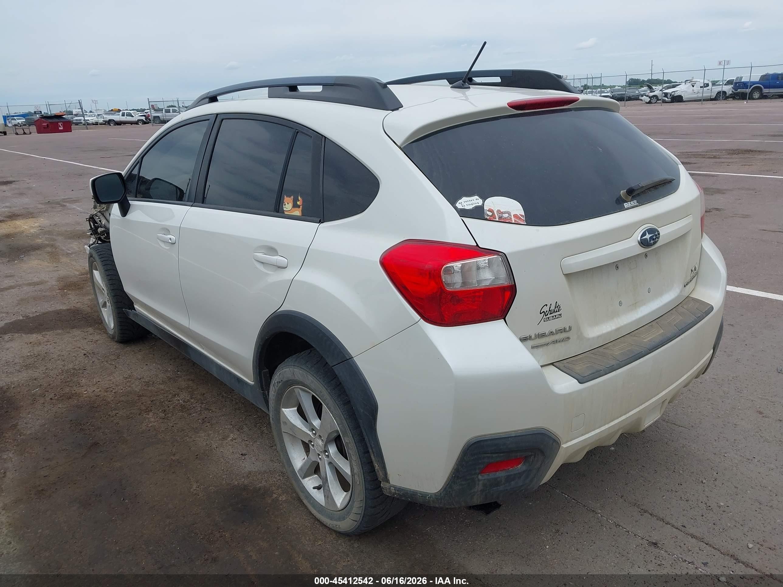 2014 Subaru Xv Crosstrek 2.0i Premium White vin: JF2GPAVC3E8254587