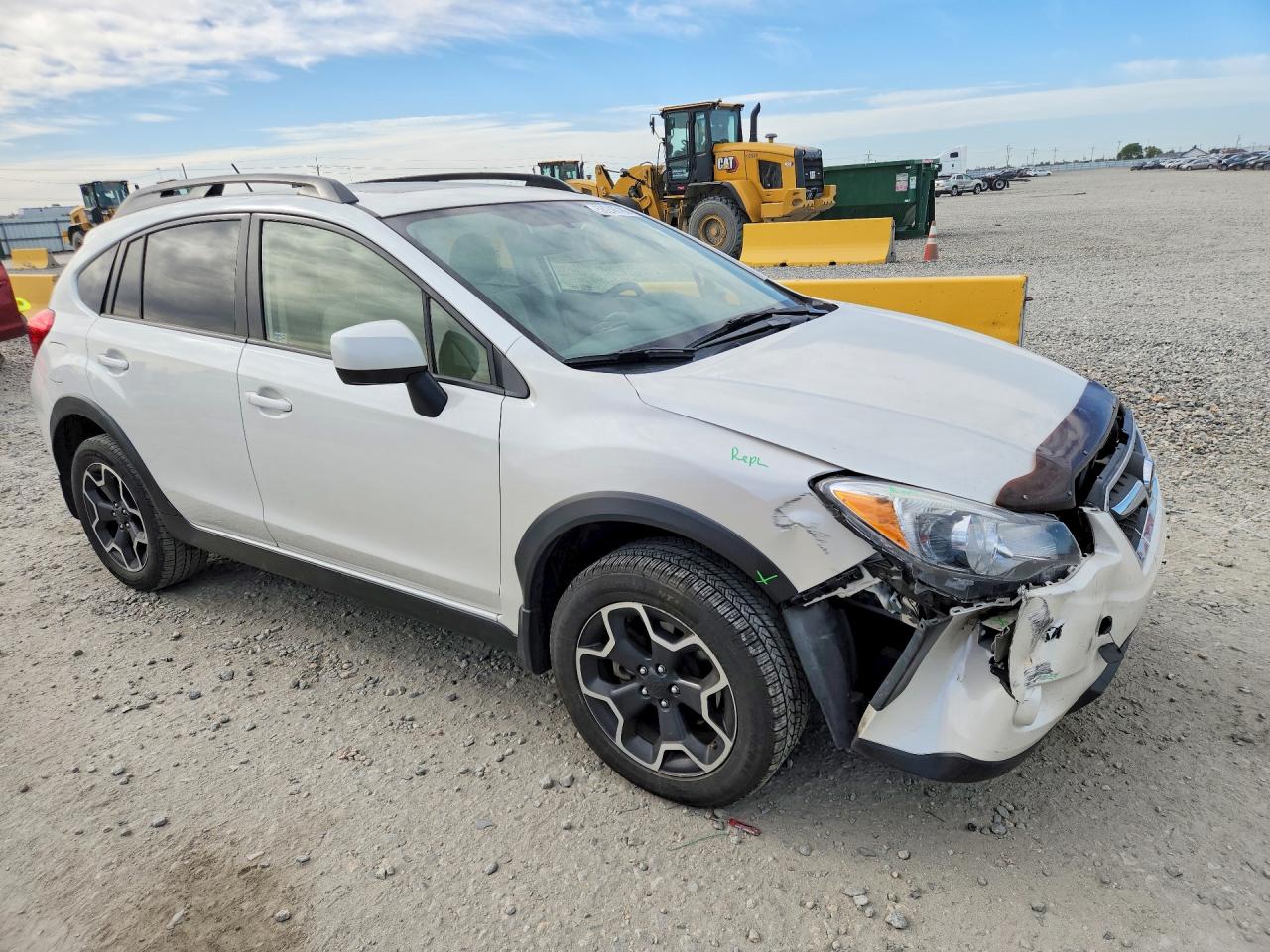 2014 Subaru Xv Crosstrek 2.0 Premium White vin: JF2GPAVC3E8264374