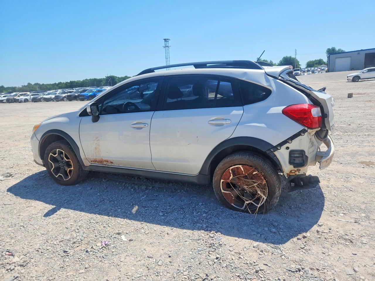 2014 Subaru Xv Crosstrek 2.0 Premium White vin: JF2GPAVC3E8265315
