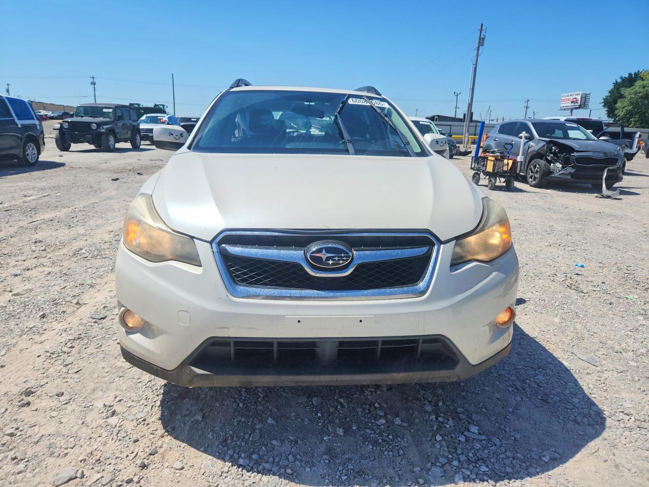 2014 Subaru Xv Crosstrek 2.0 Premium White vin: JF2GPAVC3E8265315