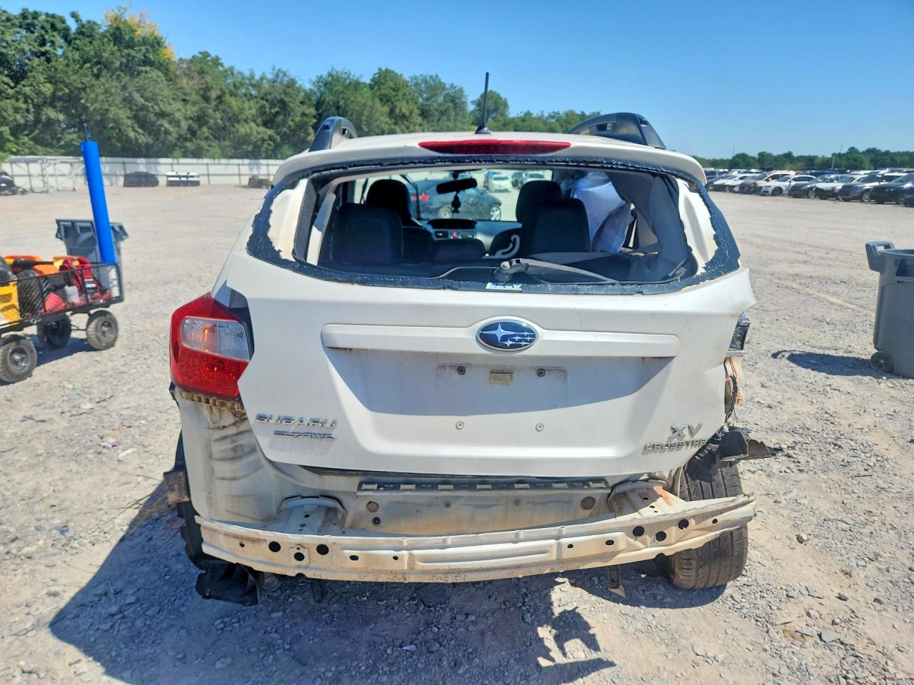 2014 Subaru Xv Crosstrek 2.0 Premium White vin: JF2GPAVC3E8265315