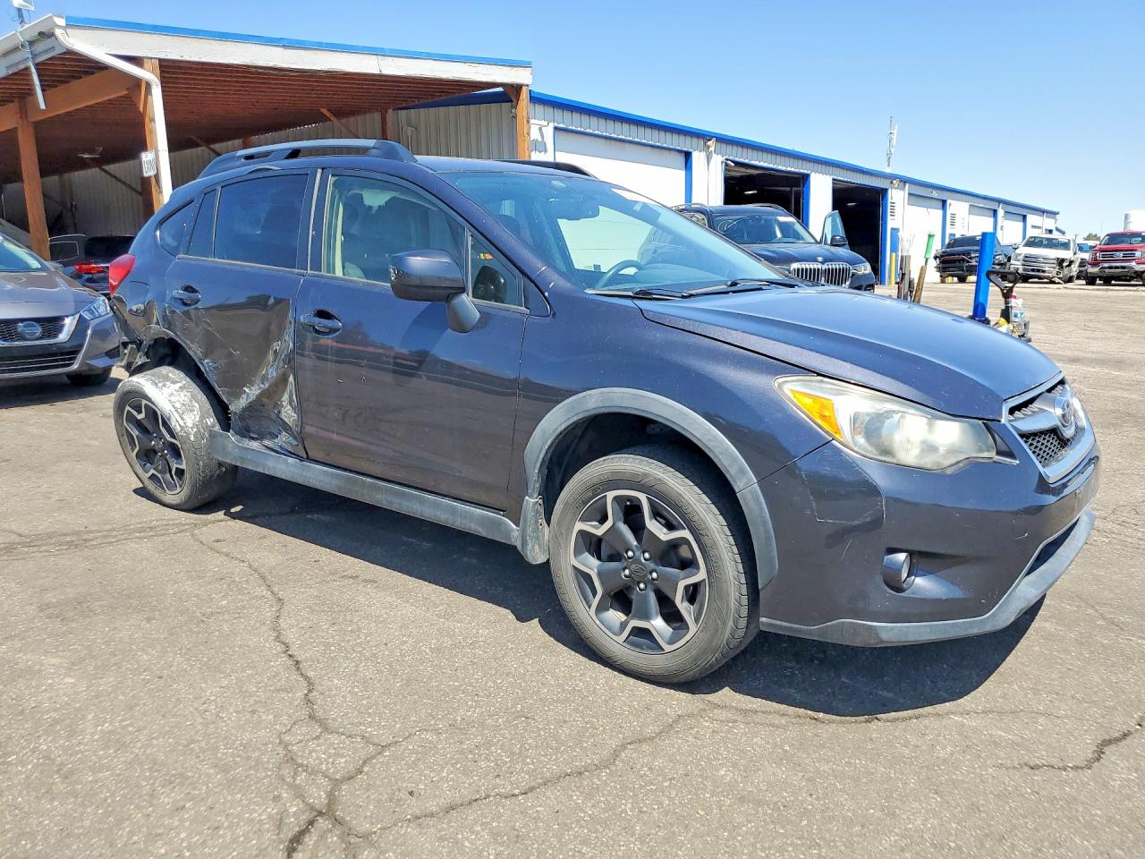2014 Subaru Xv Crosstrek 2.0 Premium Gray vin: JF2GPAVC3E8267243
