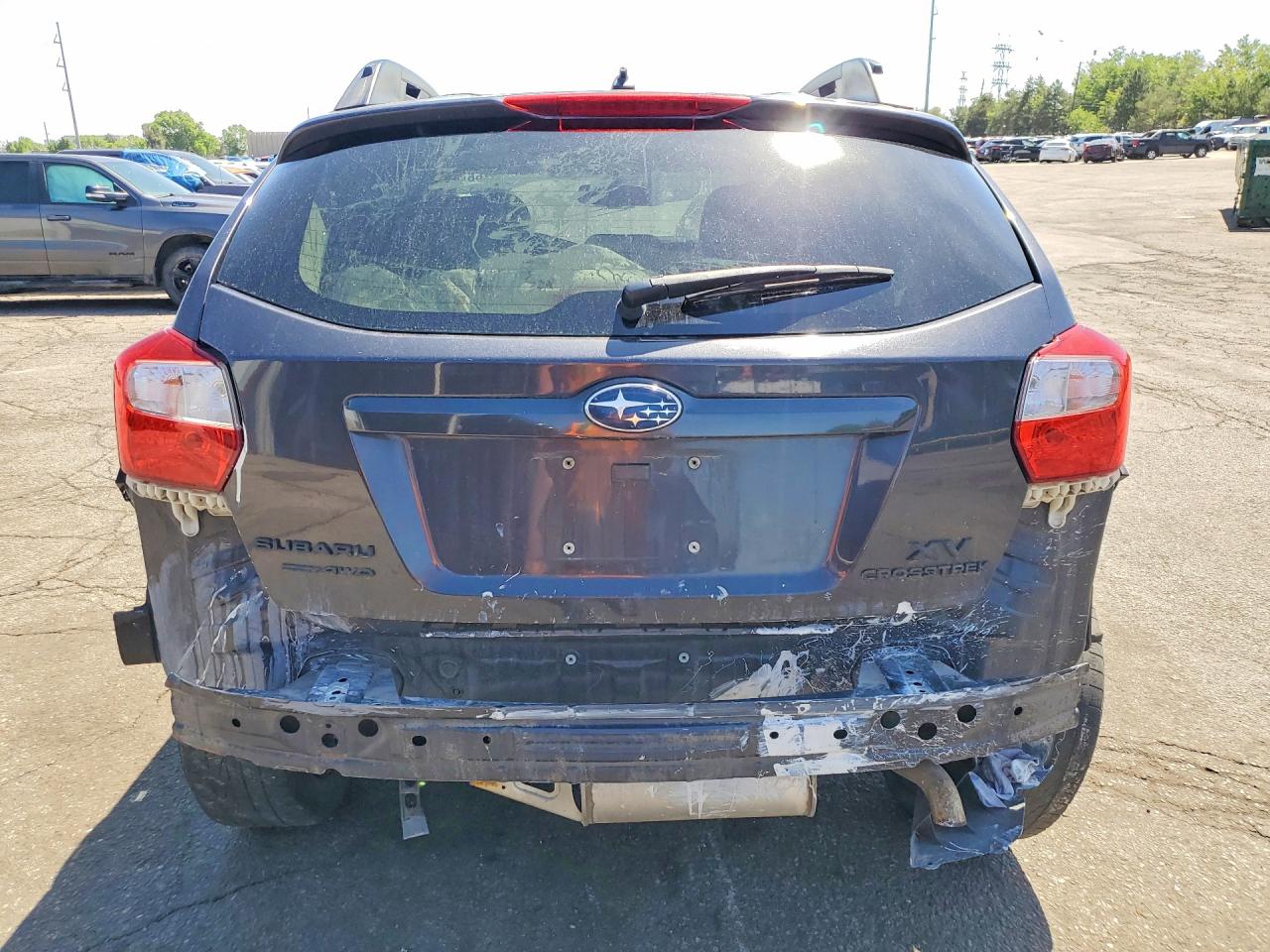 2014 Subaru Xv Crosstrek 2.0 Premium Gray vin: JF2GPAVC3E8267243