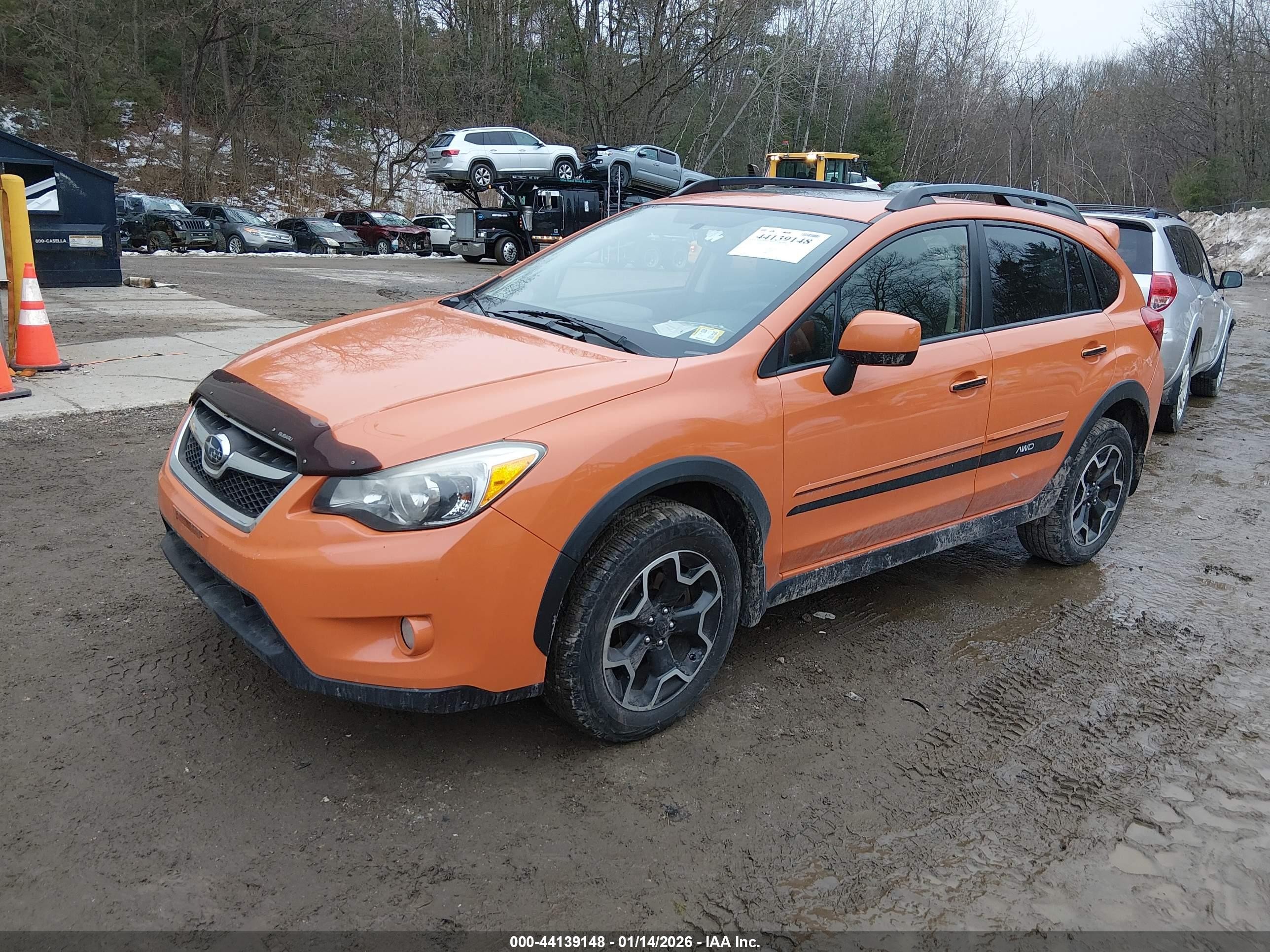 2014 Subaru Xv Crosstrek 2.0i Premium Orange vin: JF2GPAVC3E8299657