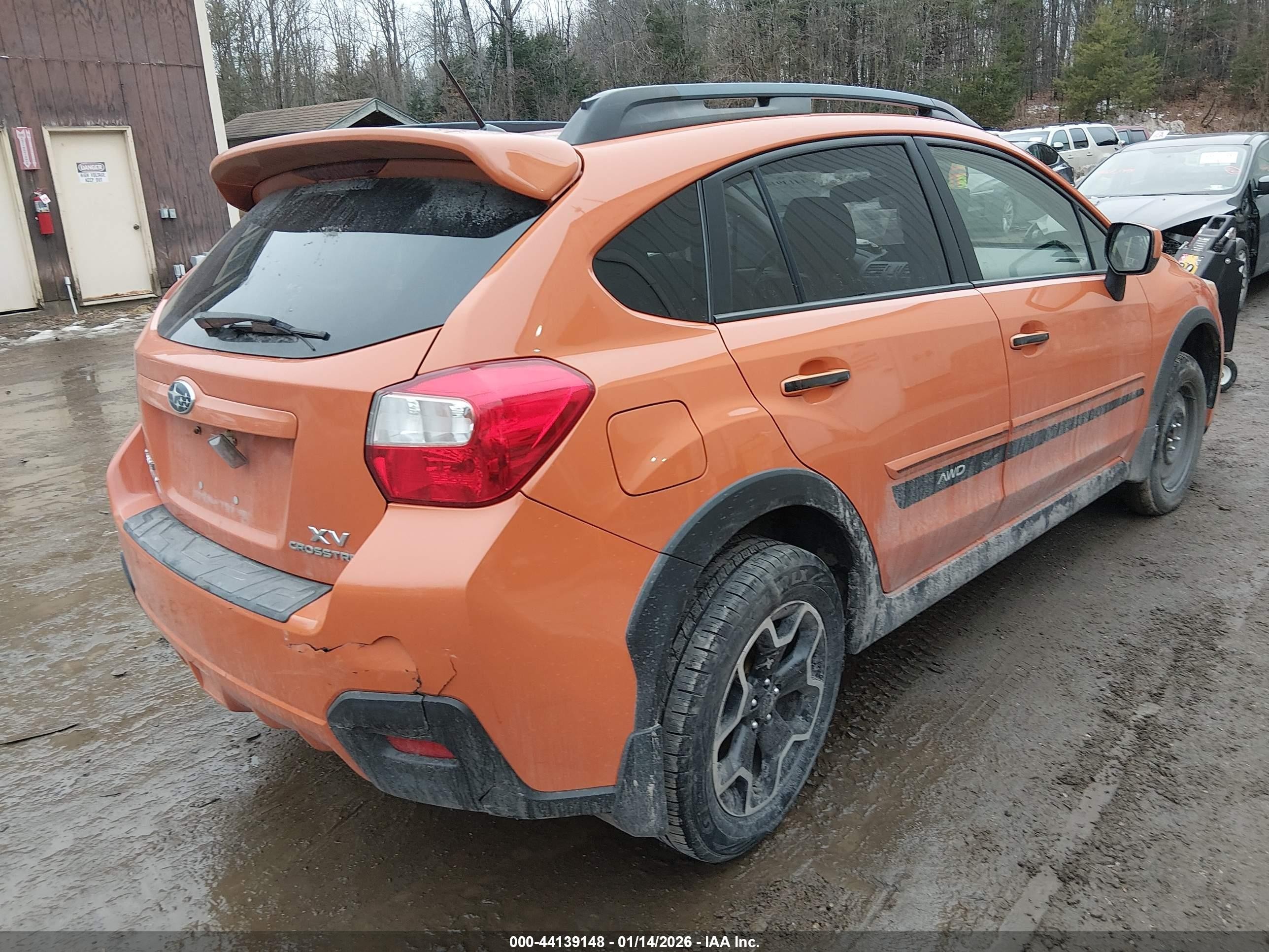 2014 Subaru Xv Crosstrek 2.0i Premium Orange vin: JF2GPAVC3E8299657