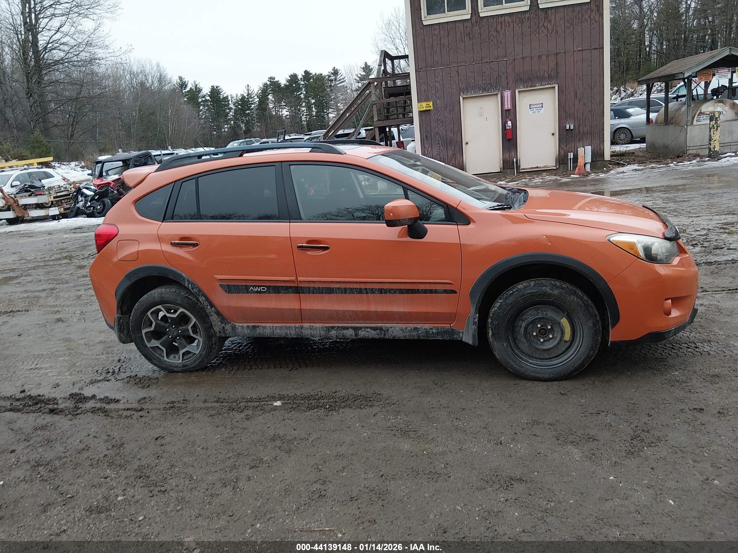 2014 Subaru Xv Crosstrek 2.0i Premium Orange vin: JF2GPAVC3E8299657