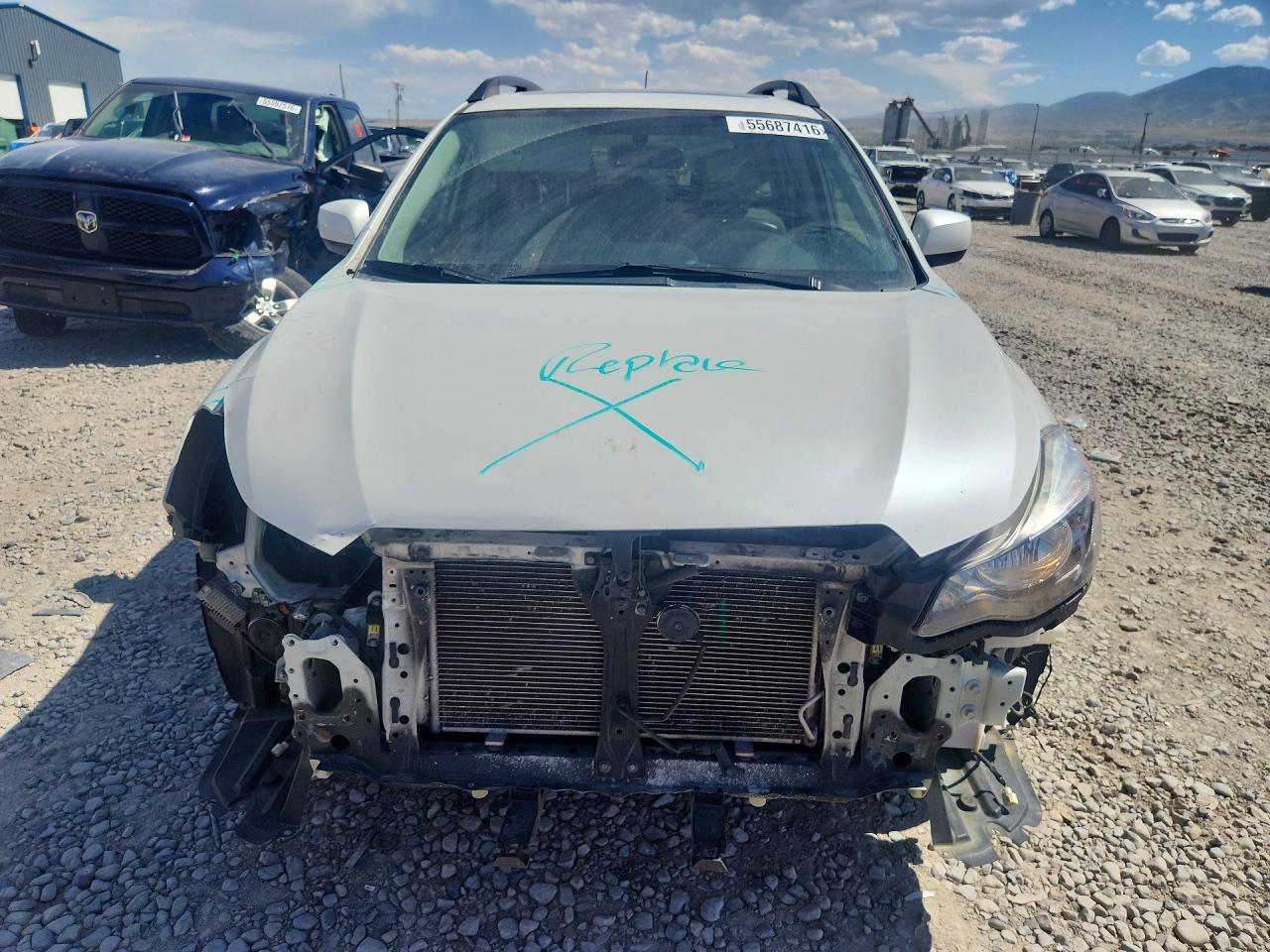 2014 Subaru Xv Crosstrek 2.0 Premium Белый vin: JF2GPAVC3E8318269