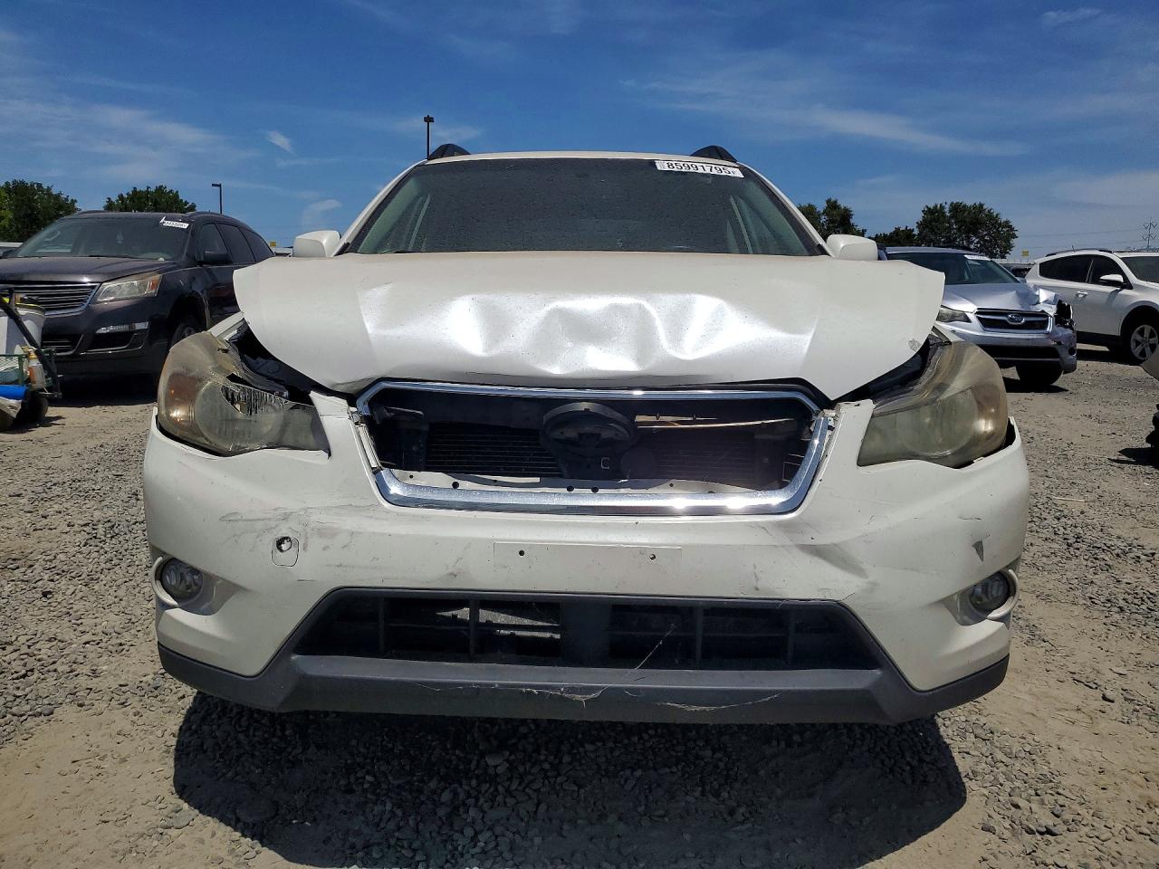 2013 Subaru Xv Crosstrek 2.0 Premium White vin: JF2GPAVC4D2892199