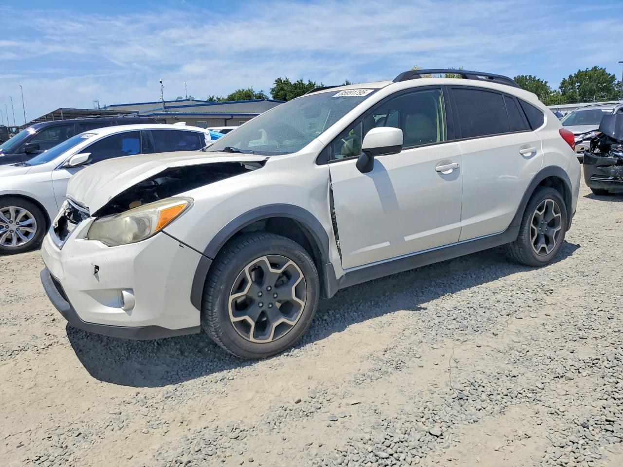 2013 Subaru Xv Crosstrek 2.0 Premium White vin: JF2GPAVC4D2892199