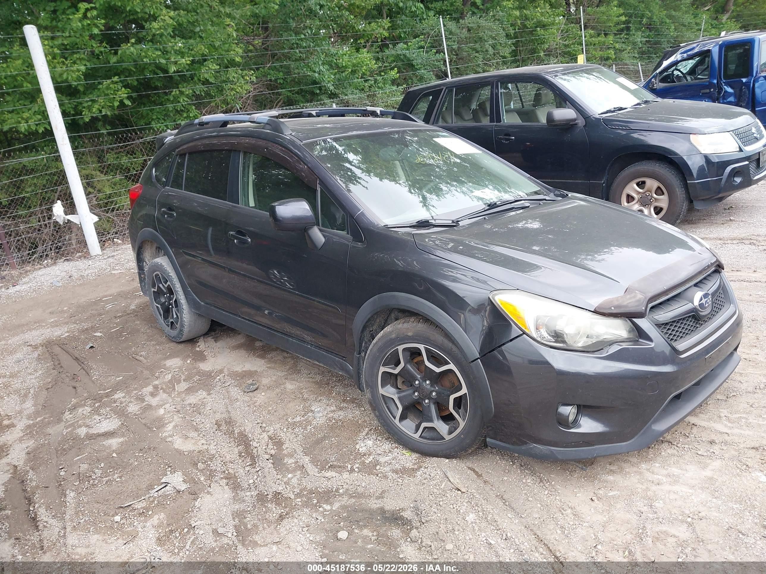 2014 Subaru Xv Crosstrek 2.0i Premium Gray vin: JF2GPAVC4E8206919