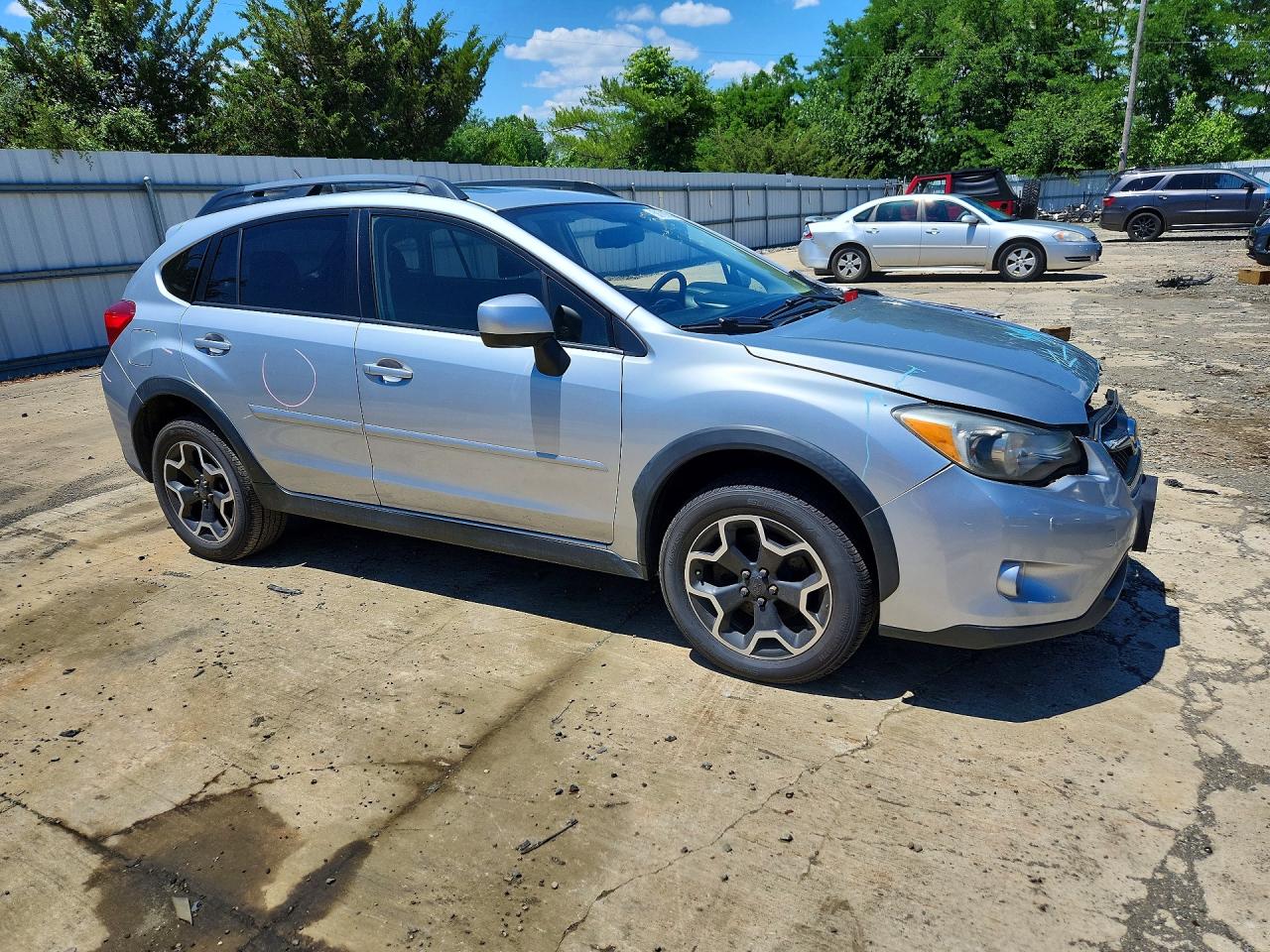 2014 Subaru Xv Crosstrek 2.0 Premium Silver vin: JF2GPAVC4EH337834