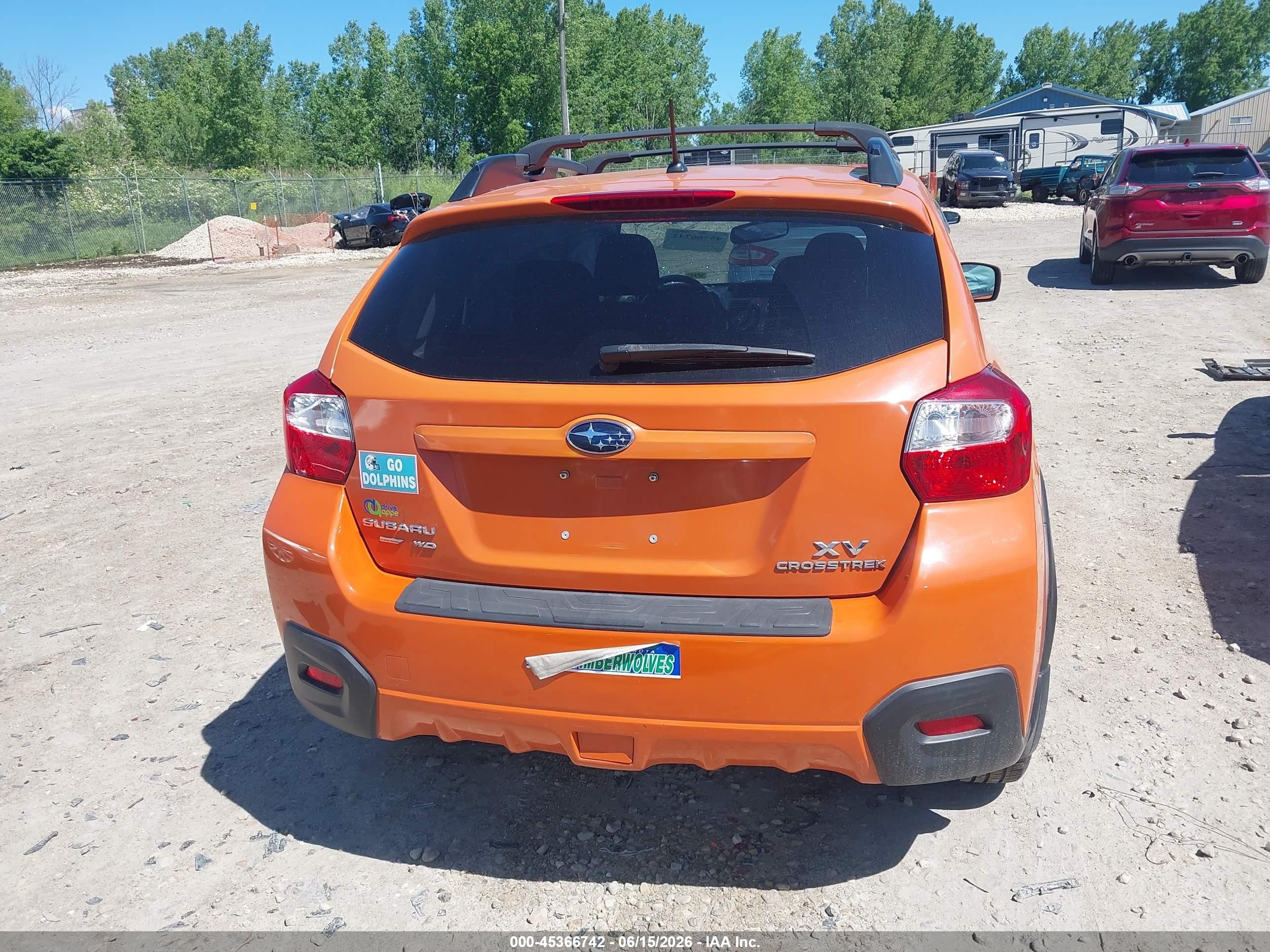2013 Subaru Xv Crosstrek 2.0i Premium Orange vin: JF2GPAVC5D2877405