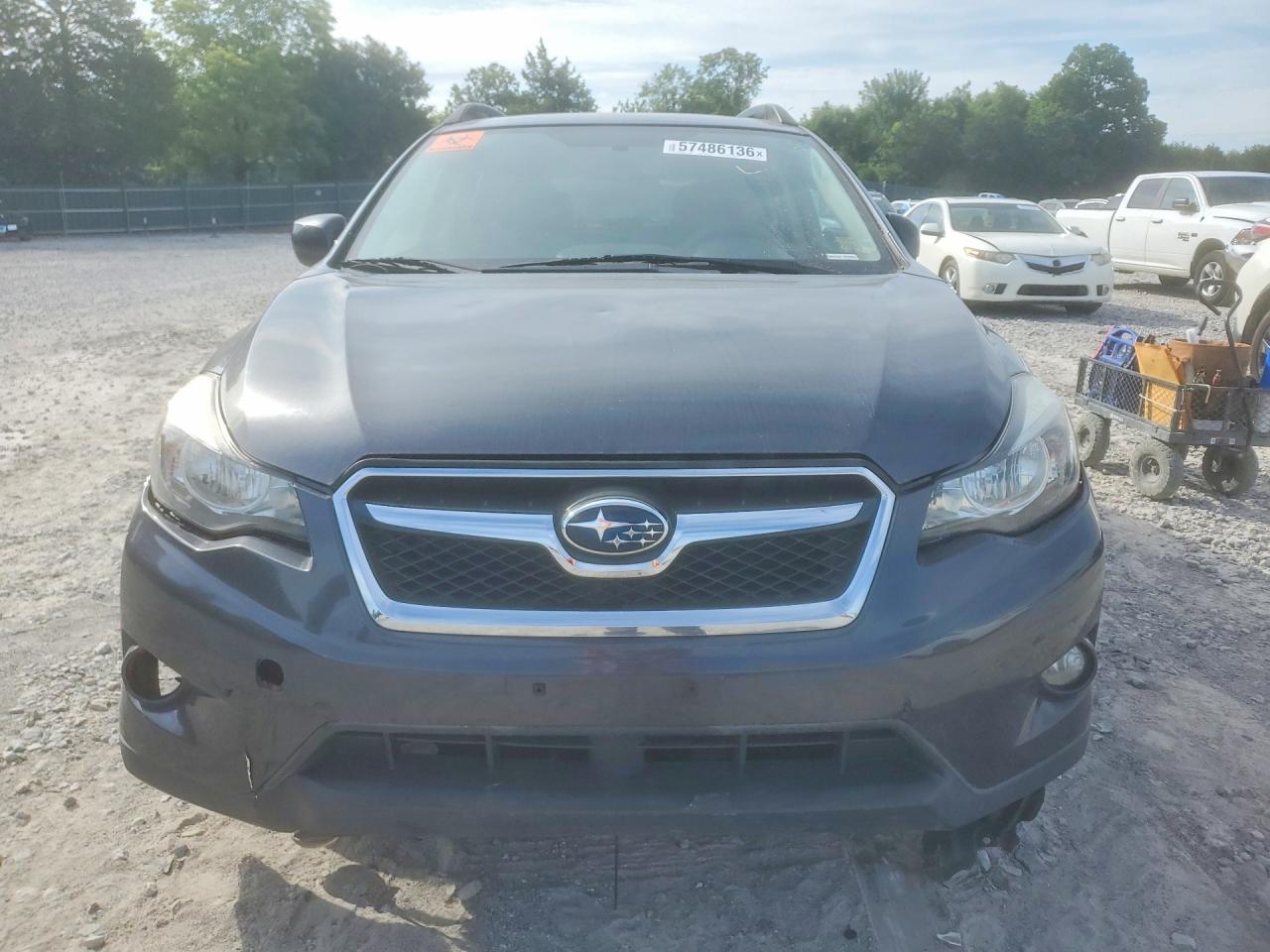 2013 Subaru Xv Crosstrek 2.0 Premium Gray vin: JF2GPAVC5D2884127