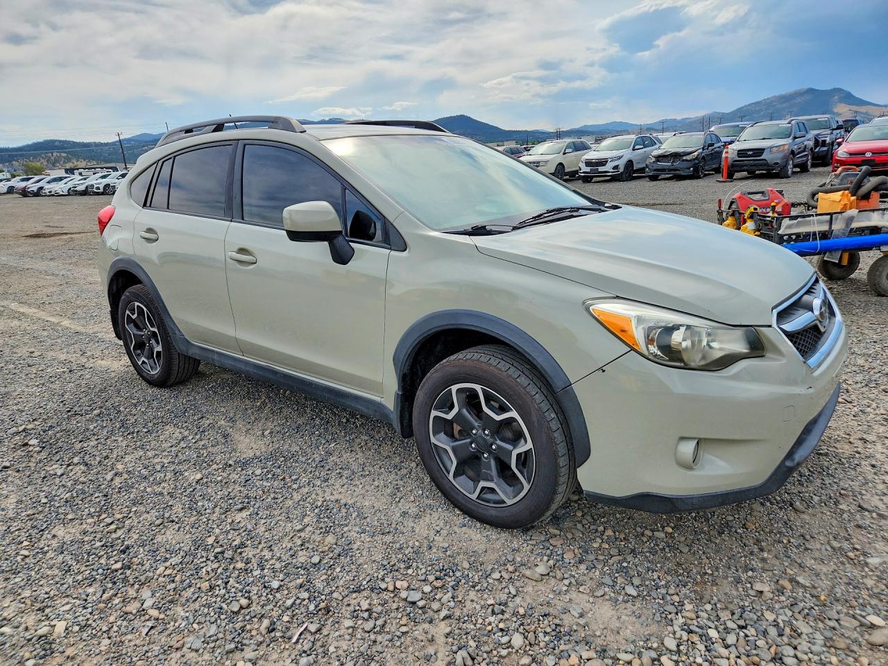 2014 Subaru Xv Crosstrek 2.0 Premium Cream vin: JF2GPAVC5E8273433