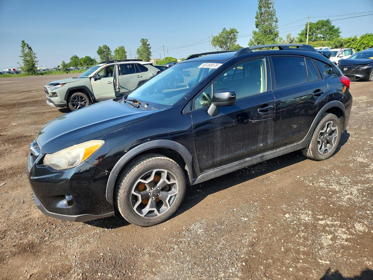 2014 Subaru Xv Crosstrek 2.0 Premium Black vin: JF2GPAVC5E8325420