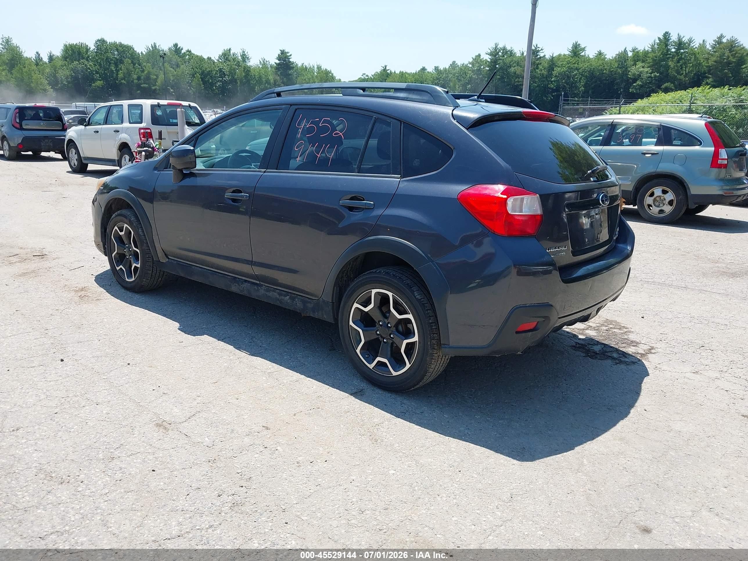 2013 Subaru Xv Crosstrek 2.0i Premium Gray vin: JF2GPAVC6D2840752