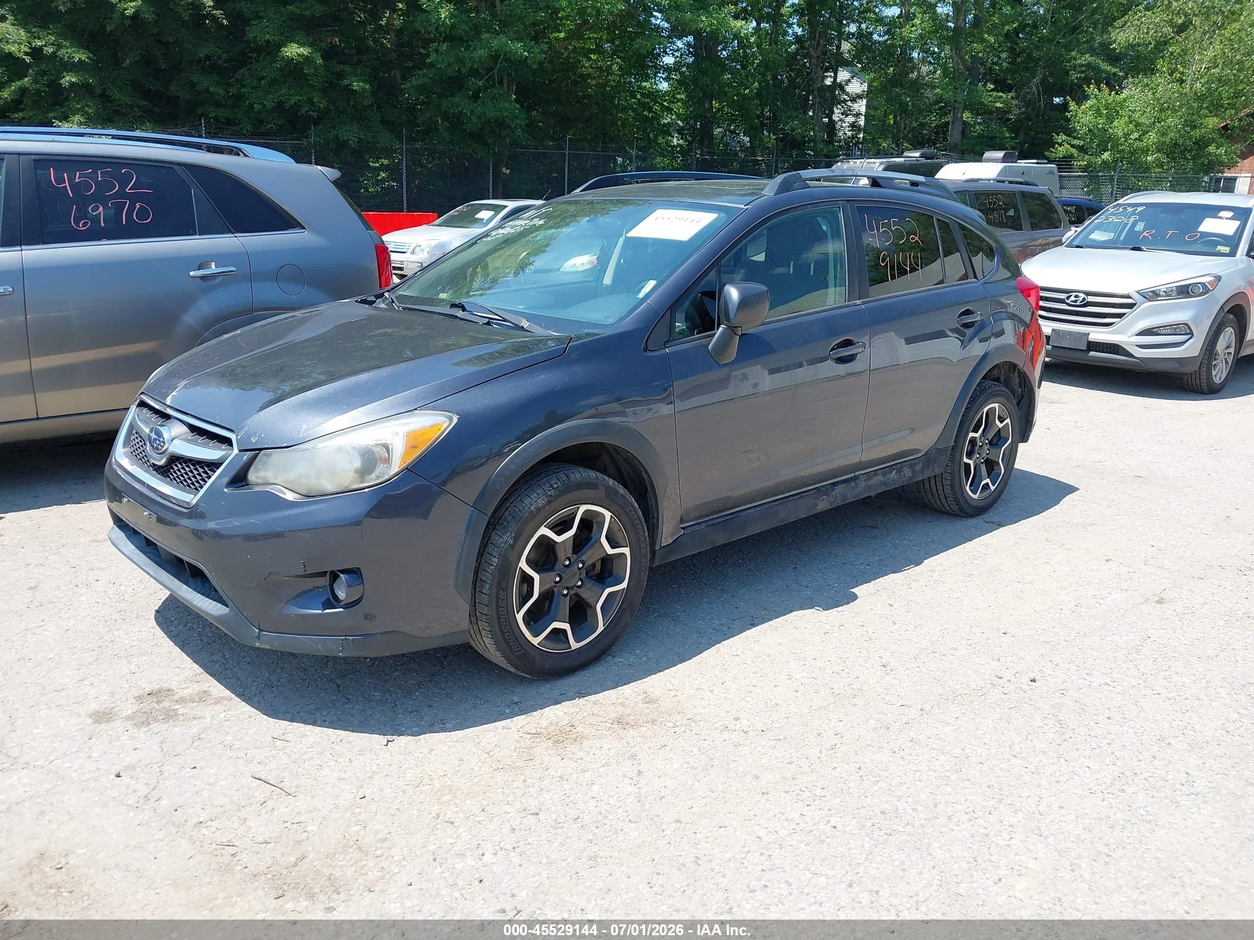 2013 Subaru Xv Crosstrek 2.0i Premium Gray vin: JF2GPAVC6D2840752