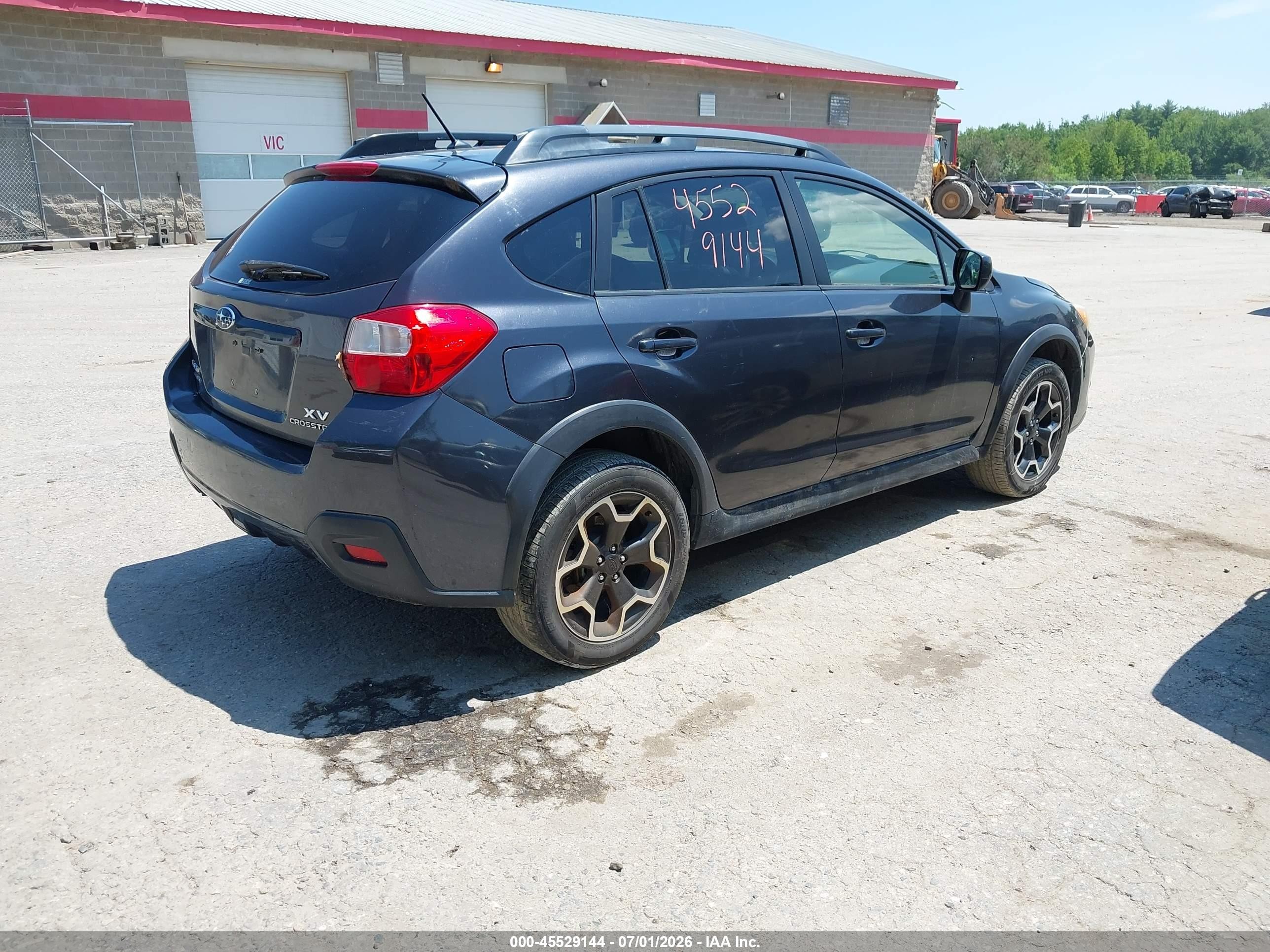 2013 Subaru Xv Crosstrek 2.0i Premium Gray vin: JF2GPAVC6D2840752