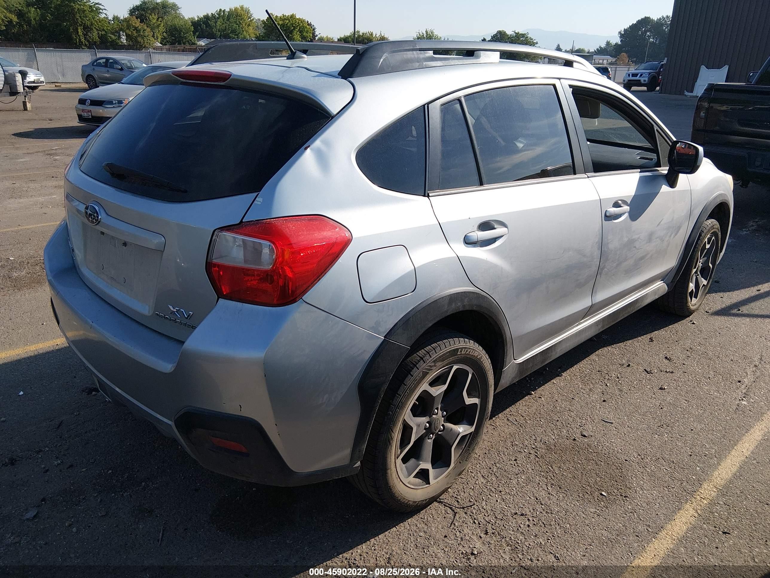 2013 Subaru Xv Crosstrek 2.0i Premium Silver vin: JF2GPAVC6D2847829