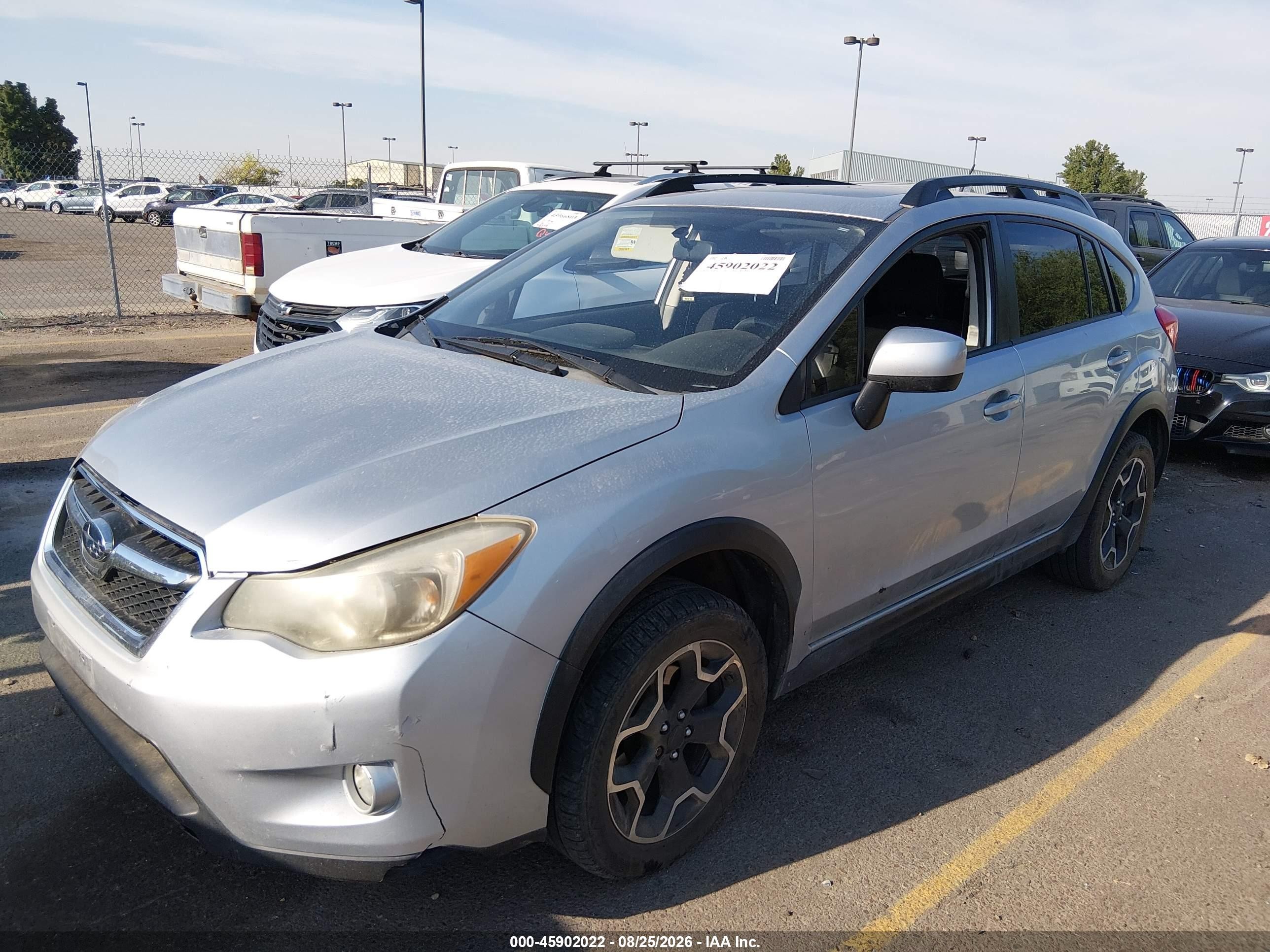 2013 Subaru Xv Crosstrek 2.0i Premium Silver vin: JF2GPAVC6D2847829