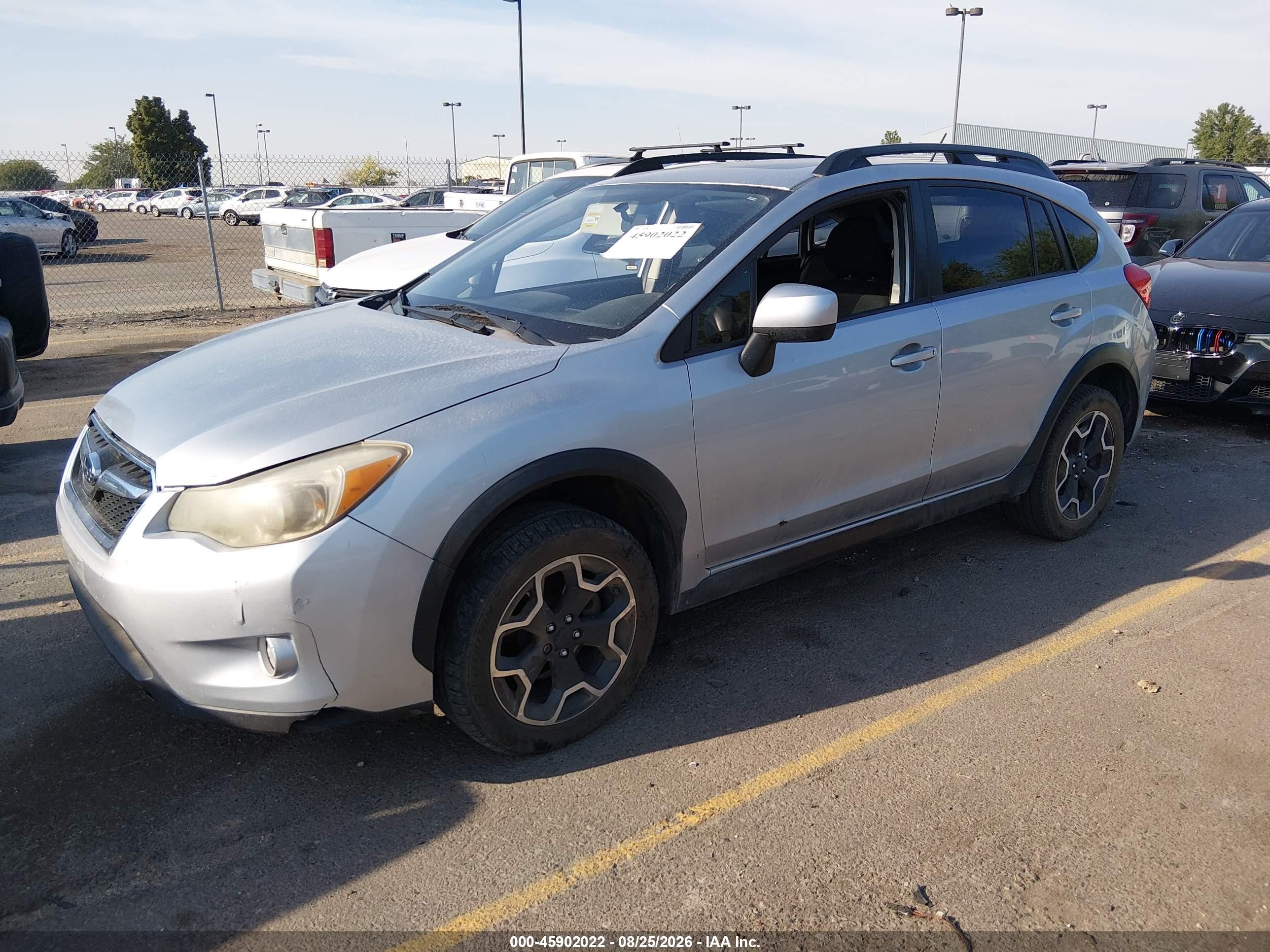 2013 Subaru Xv Crosstrek 2.0i Premium Silver vin: JF2GPAVC6D2847829