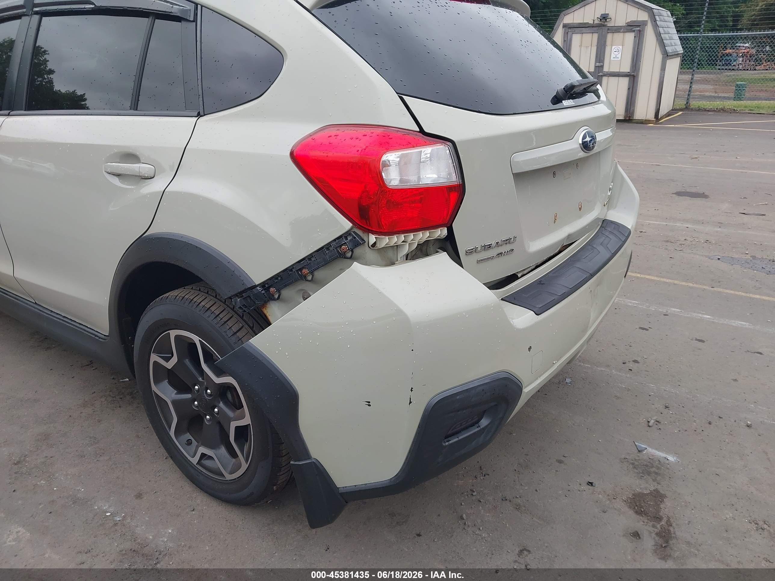 2013 Subaru Xv Crosstrek 2.0i Premium Cream vin: JF2GPAVC6D2882970