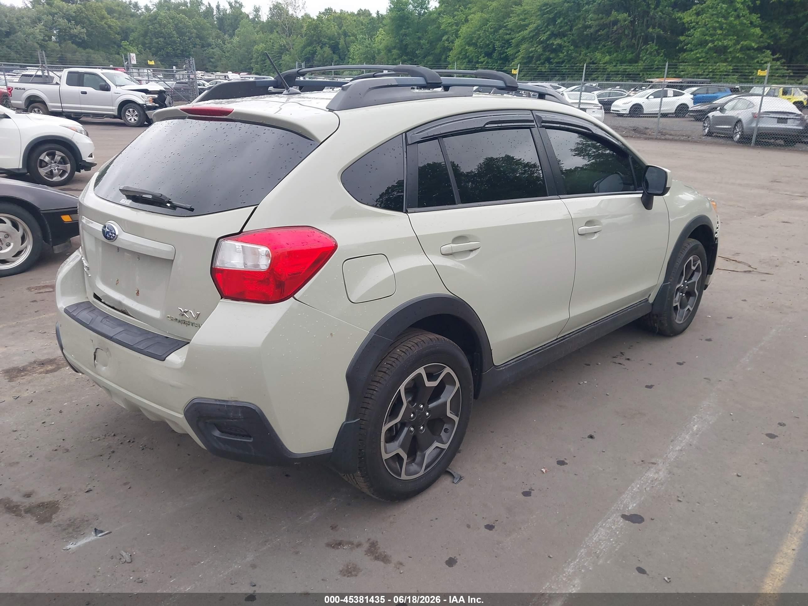 2013 Subaru Xv Crosstrek 2.0i Premium Cream vin: JF2GPAVC6D2882970