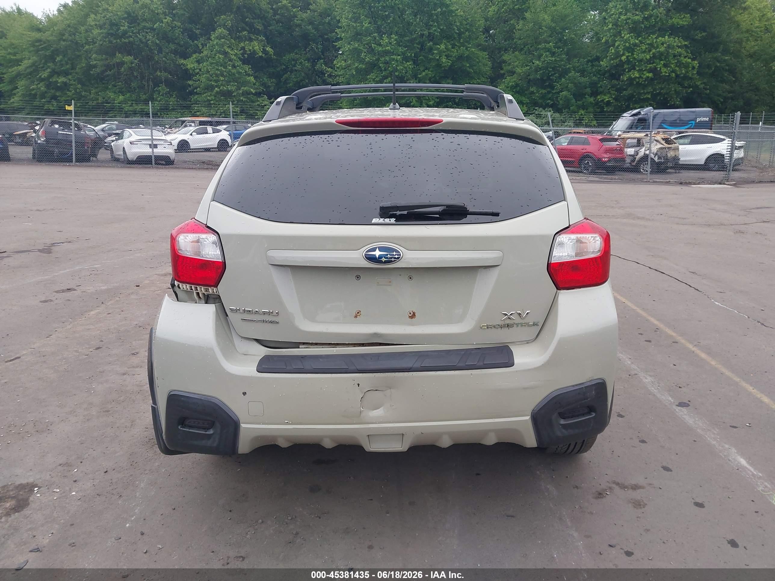 2013 Subaru Xv Crosstrek 2.0i Premium Cream vin: JF2GPAVC6D2882970