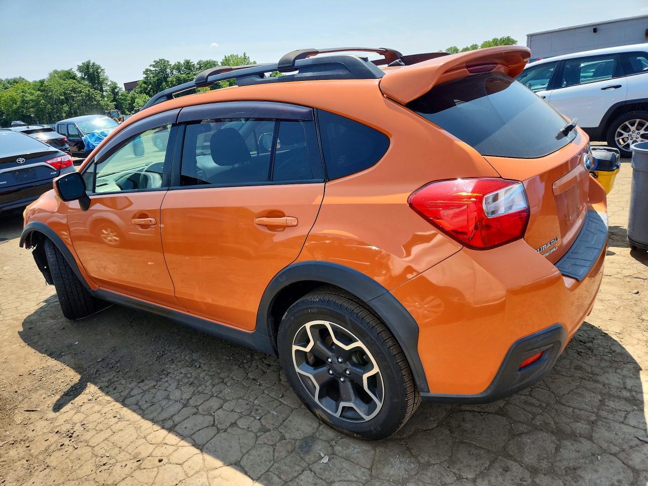 2014 Subaru Xv Crosstrek 2.0 Premium Orange vin: JF2GPAVC6E8215413