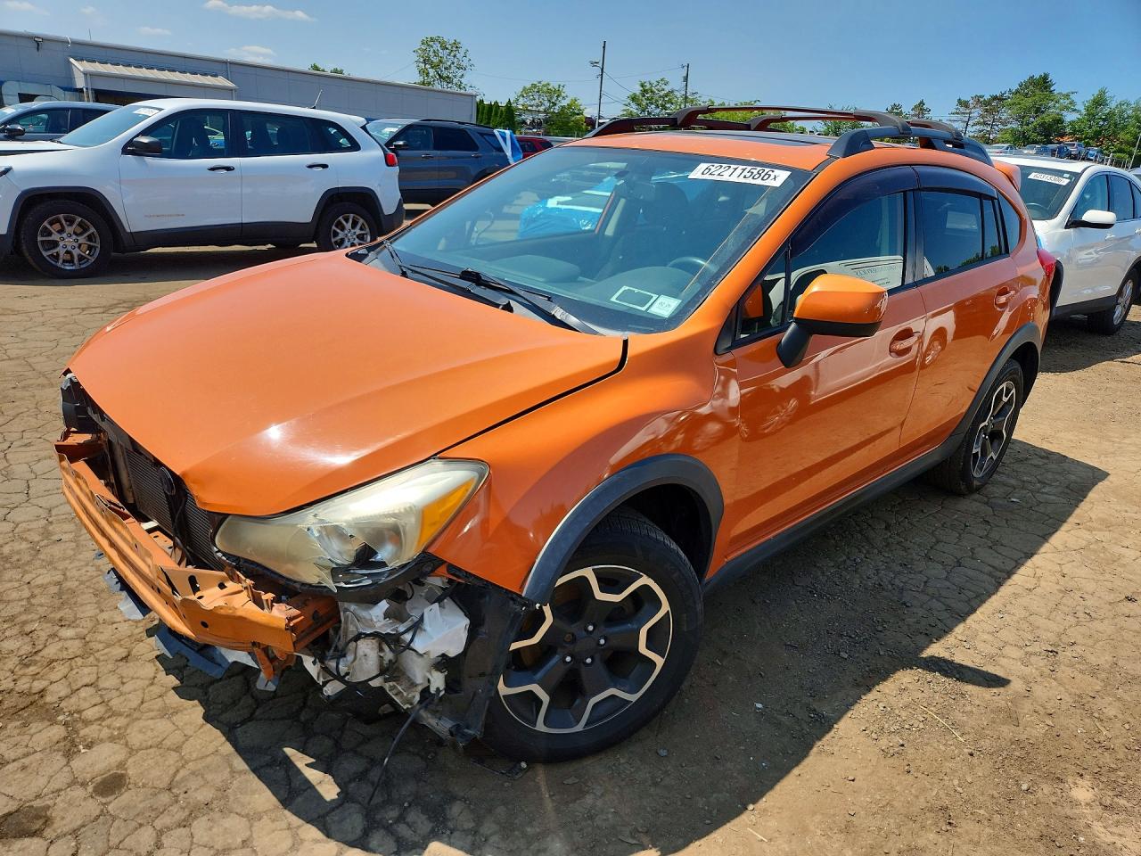 2014 Subaru Xv Crosstrek 2.0 Premium Orange vin: JF2GPAVC6E8215413