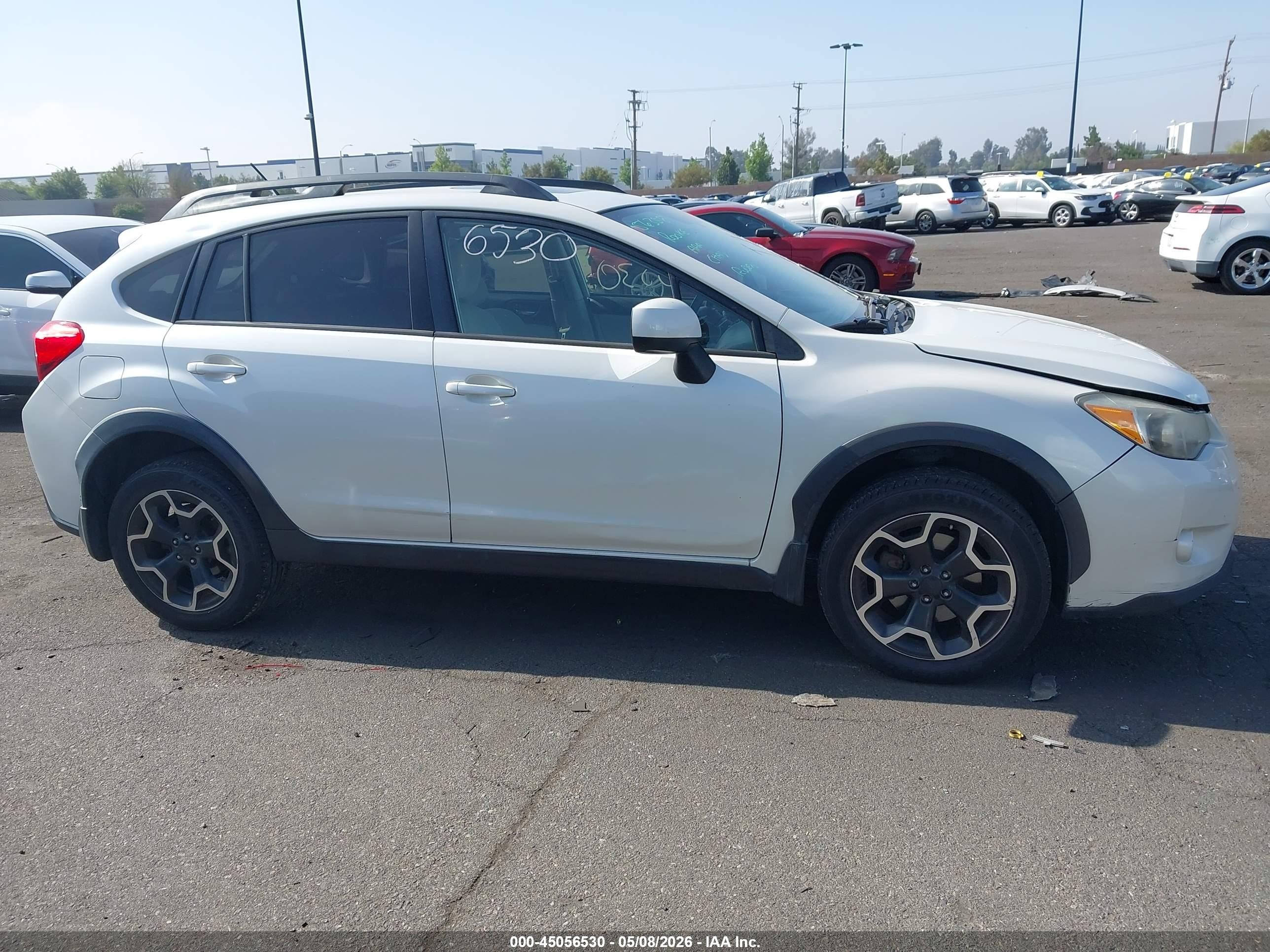 2014 Subaru Xv Crosstrek 2.0i Premium White vin: JF2GPAVC6E8278821